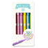 6 stylos argent contour Djeco