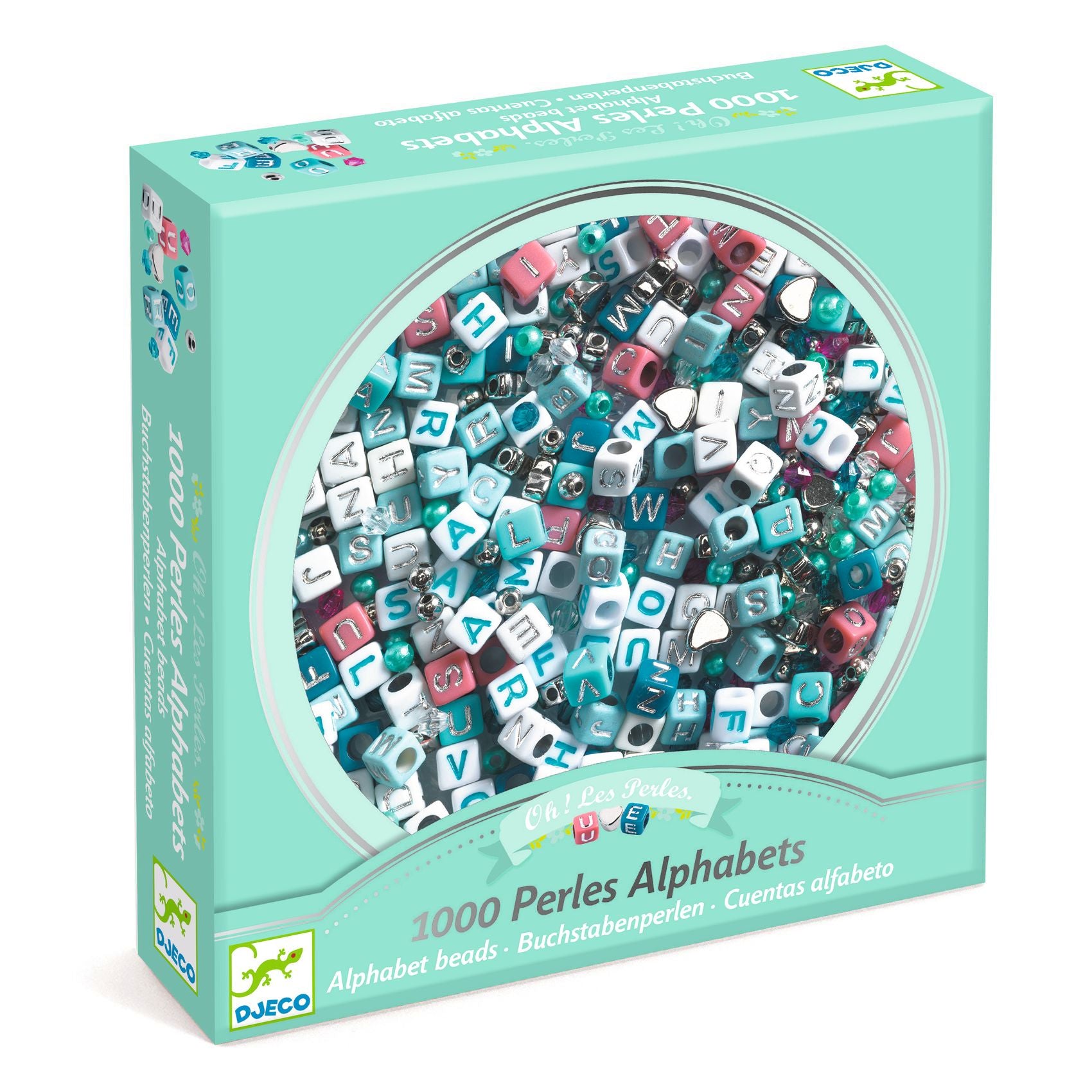 Perles alphabet Argent Djeco - packaging