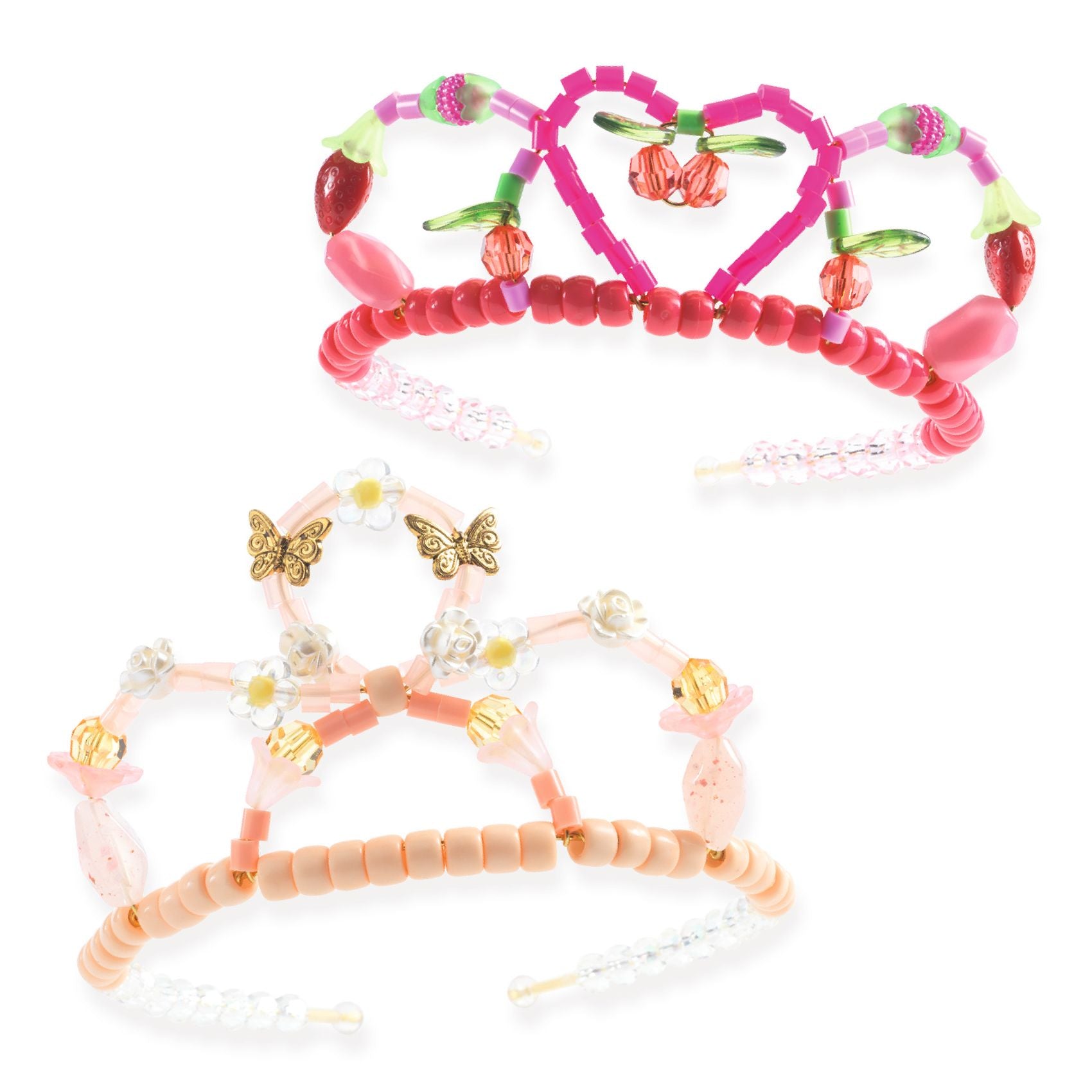Duo de tiares Rose Djeco - tiares