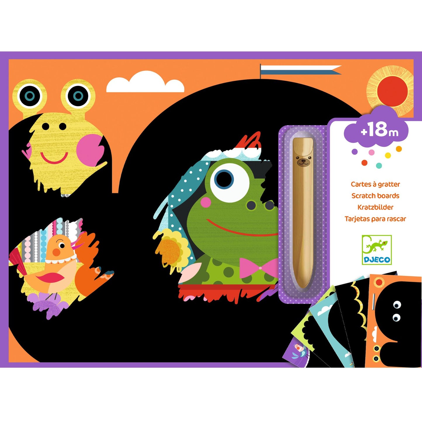 Cartes à gratter Djeco - packaging