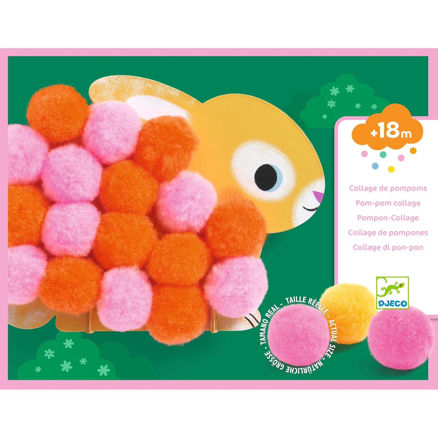 Collage de pompons Djeco - packaging
