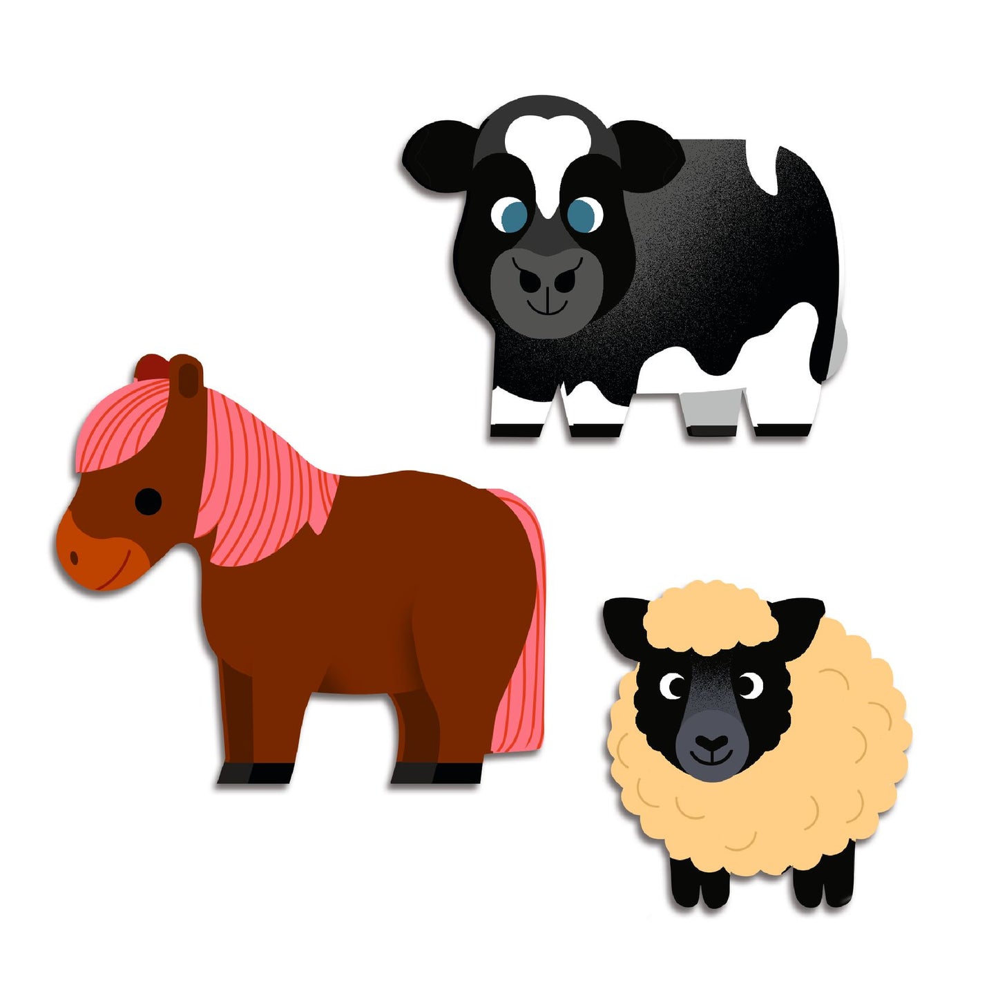 Gommettes Animaux de la ferme Djeco