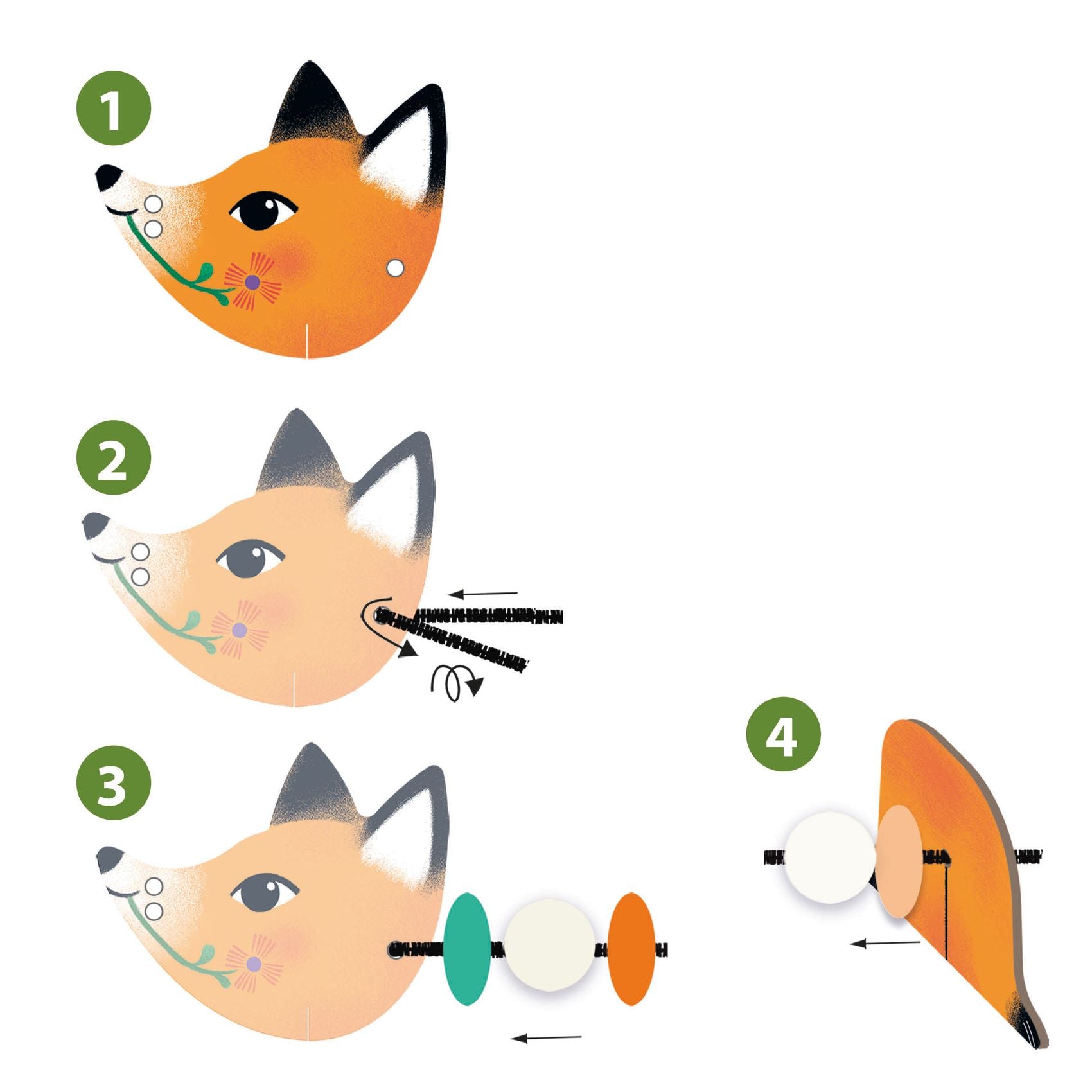 Enfilage Animaux mignons Djeco - création