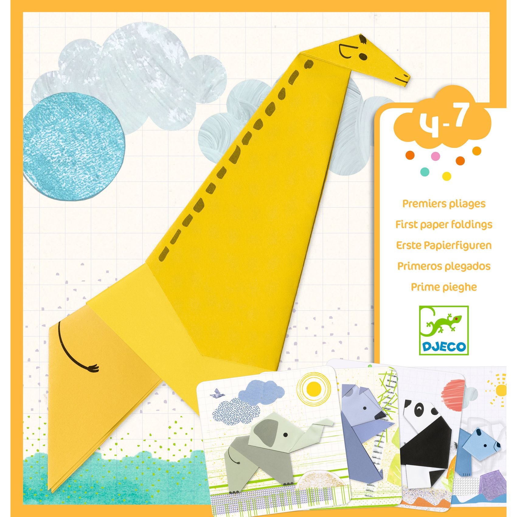 Premiers pliages Djeco - packaging