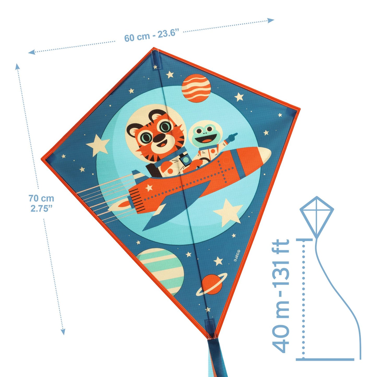 Cerf-volant Rocket Djeco - détail