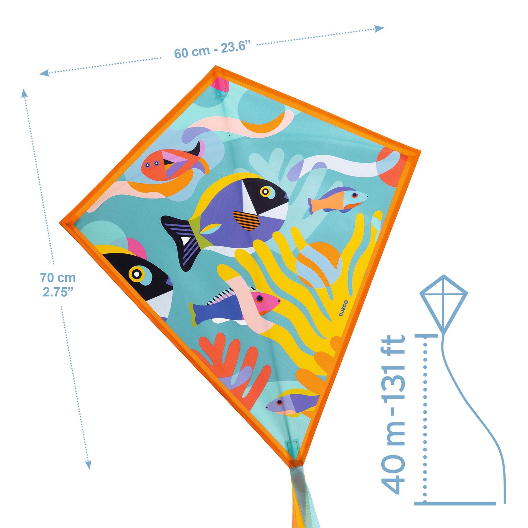 Cerf-volant Ocean Djeco - détail