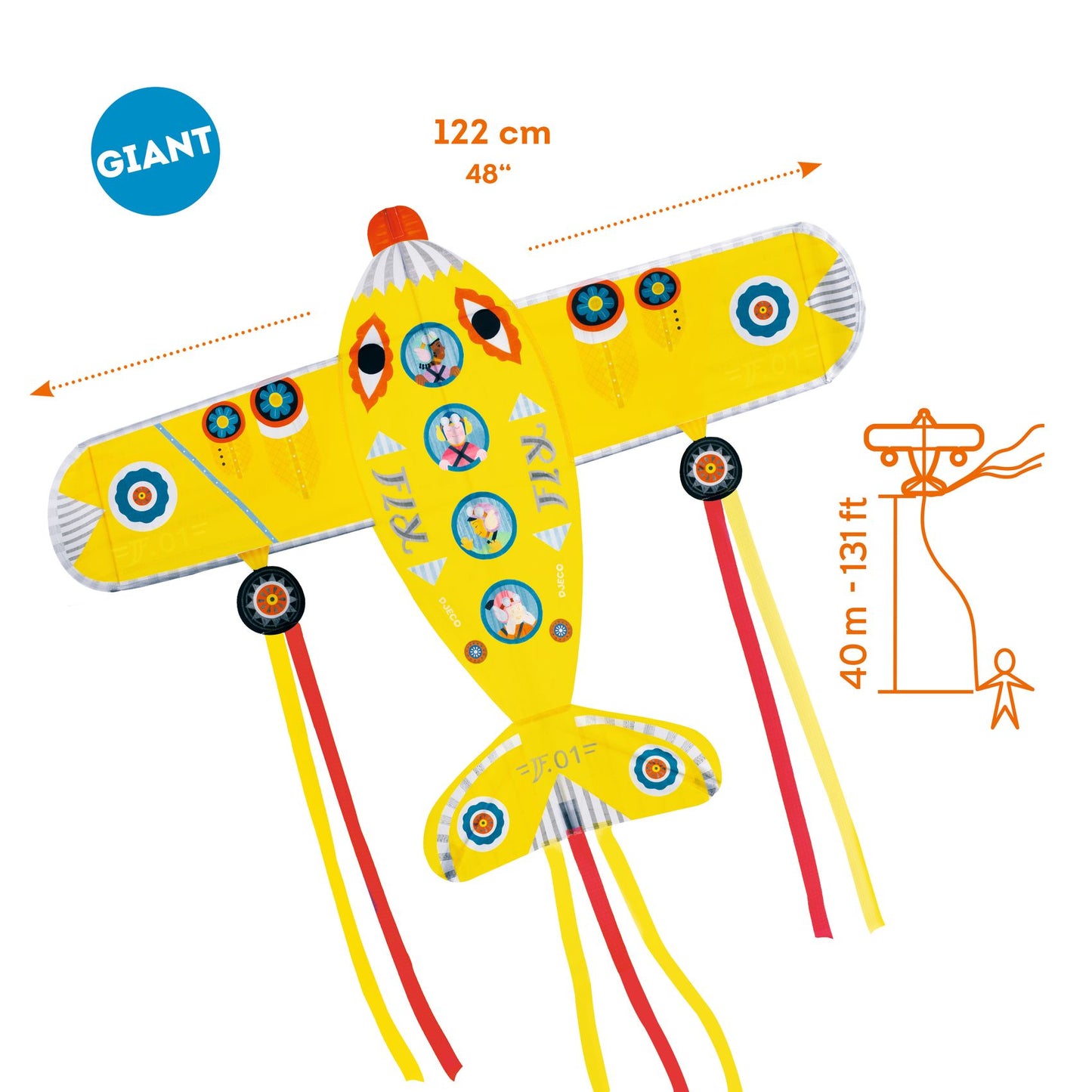 Maxi Plane Djeco - détail