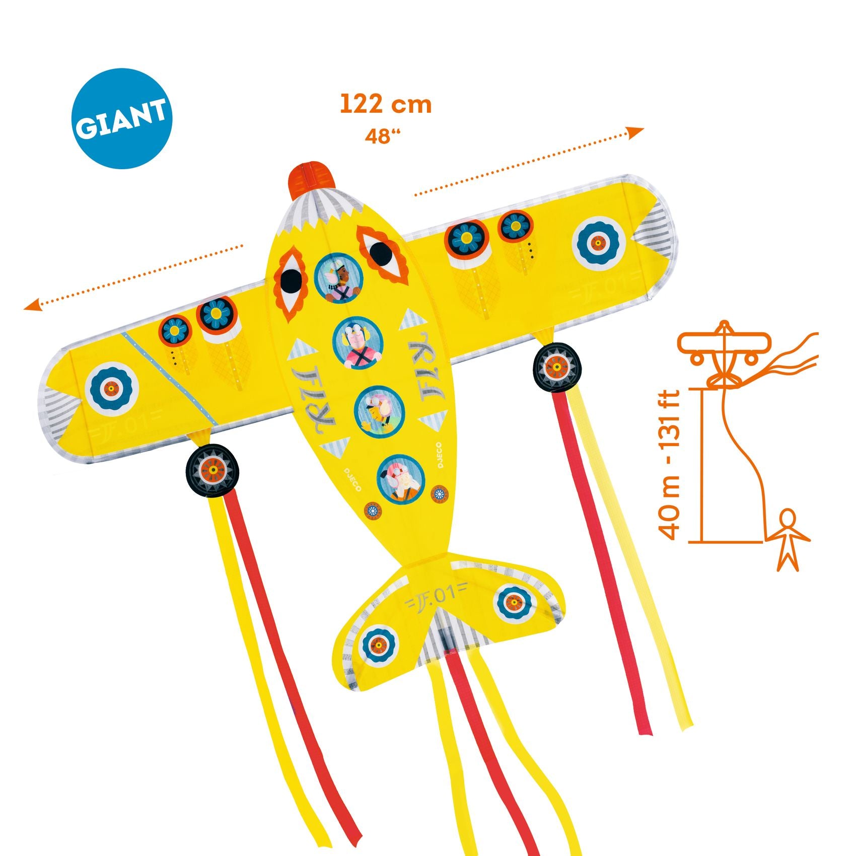 Maxi Plane Djeco - détail