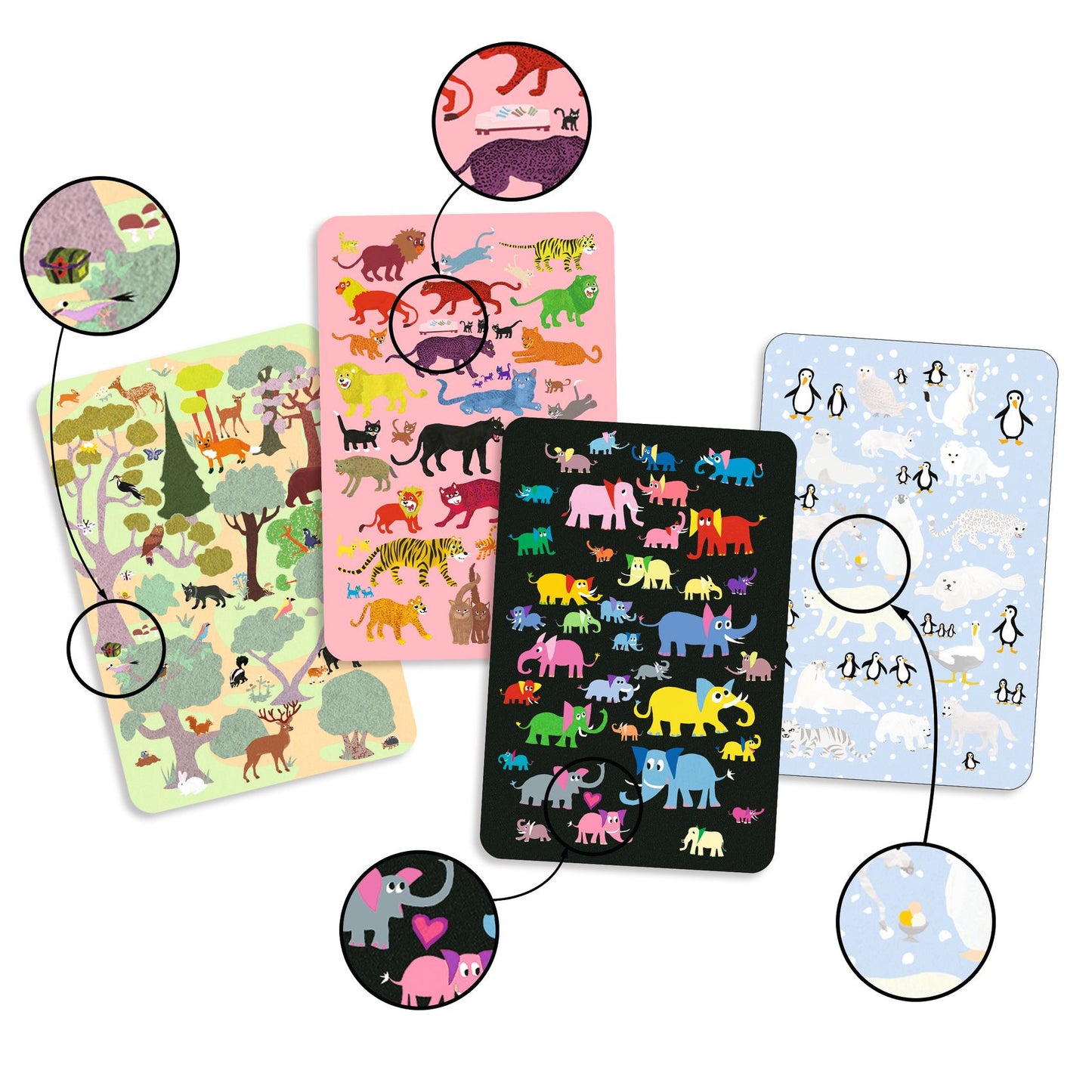 Myster Animo Djeco - cartes