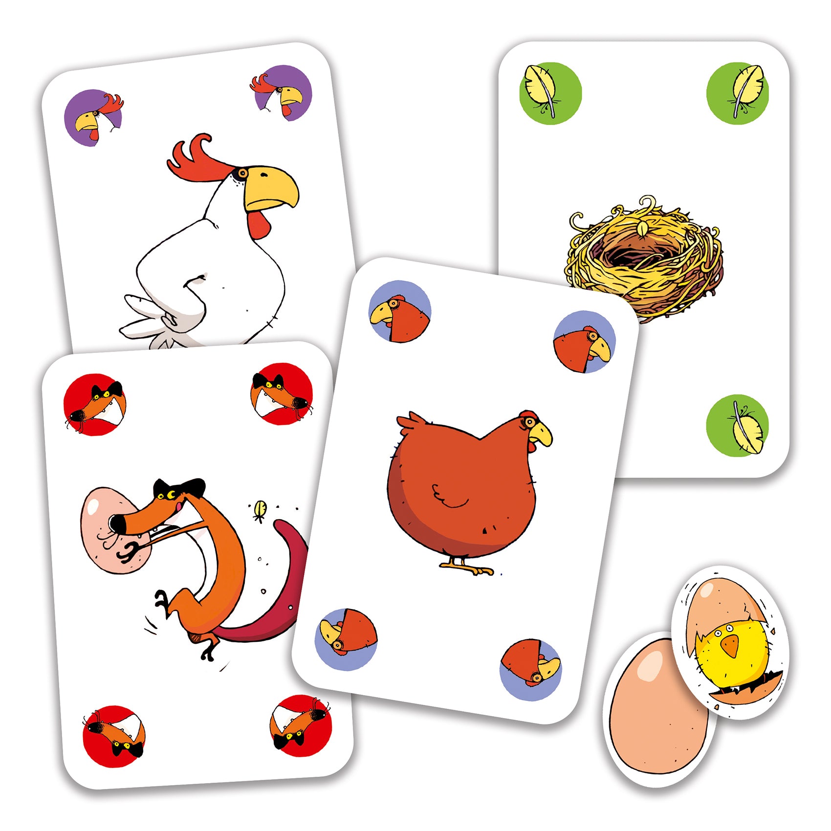 Piou Piou Djeco - cartes