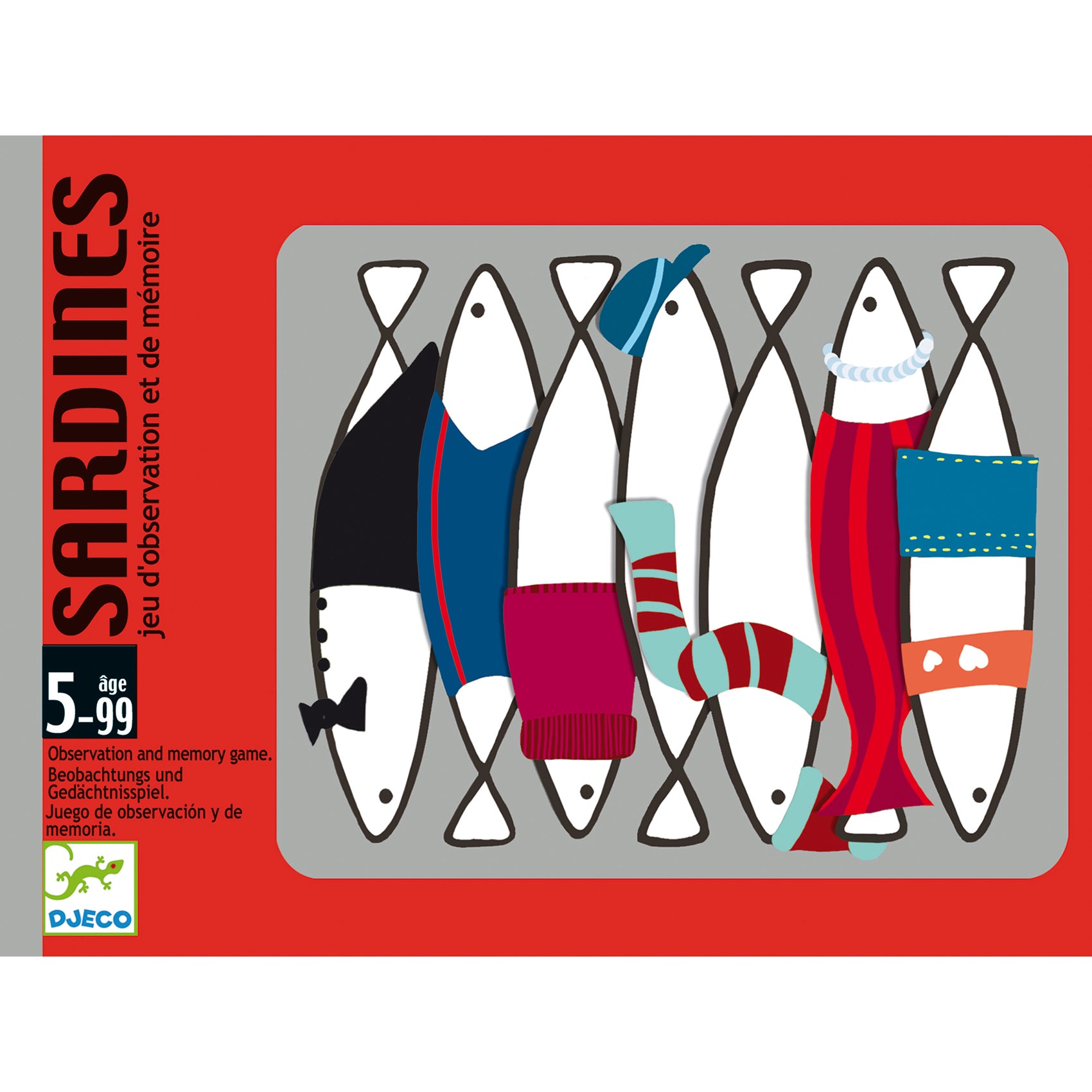 Sardines Djeco - packaging