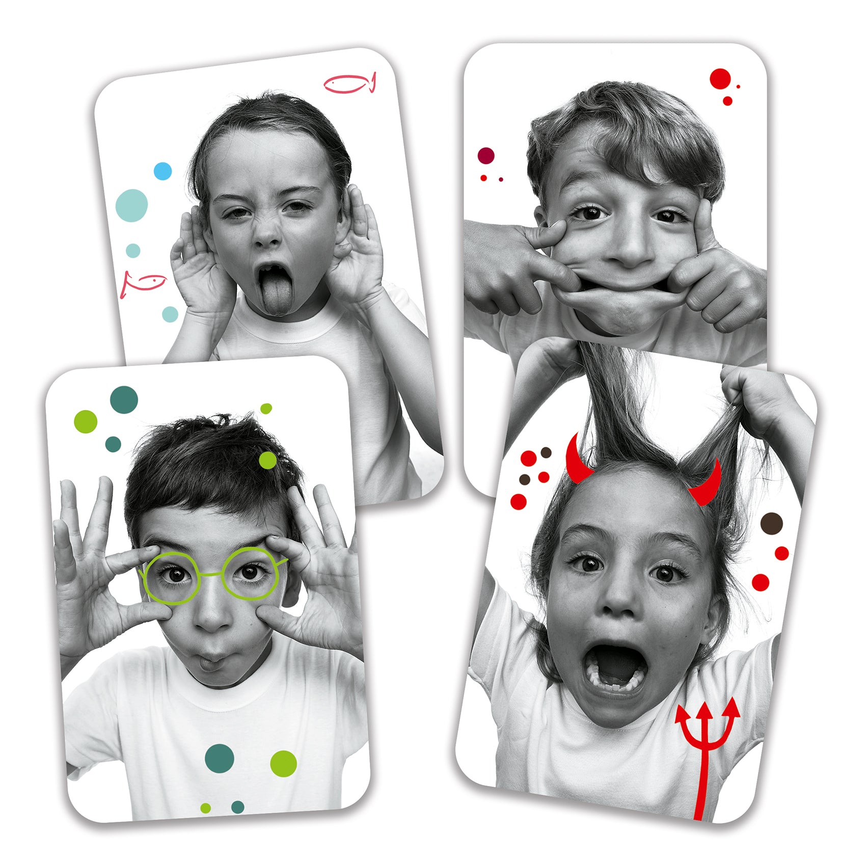 Grimaces Djeco - cartes