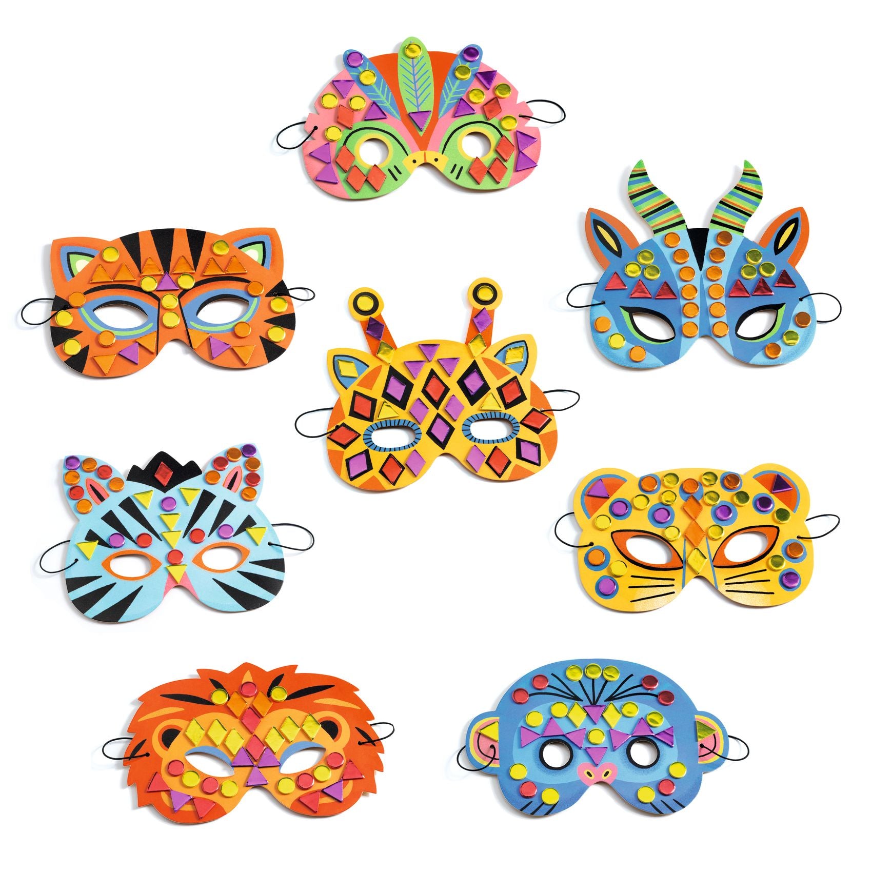 Masques Animaux de la jungle Djeco - masques