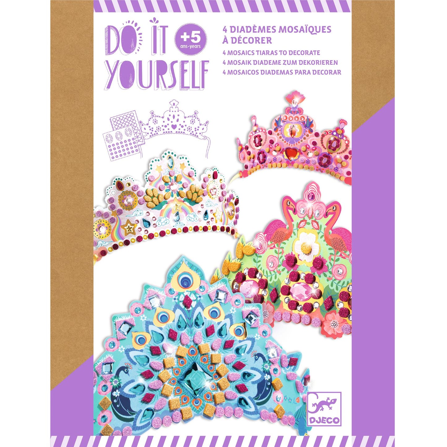 Diadèmes Comme une princesse Djeco - packaging