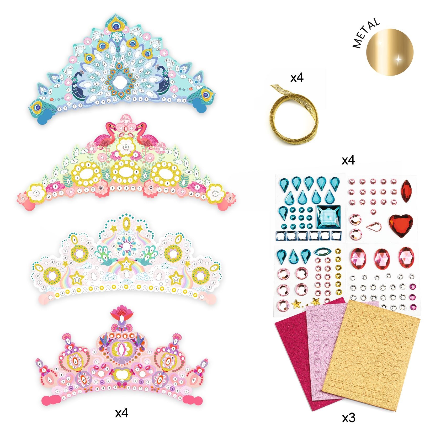 Diadèmes Comme une princesse Djeco - détail