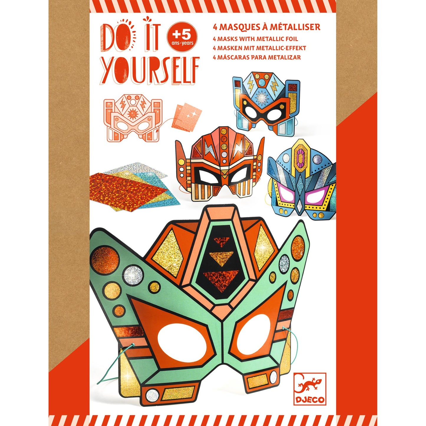 Masques Super Robots Djeco - packaging