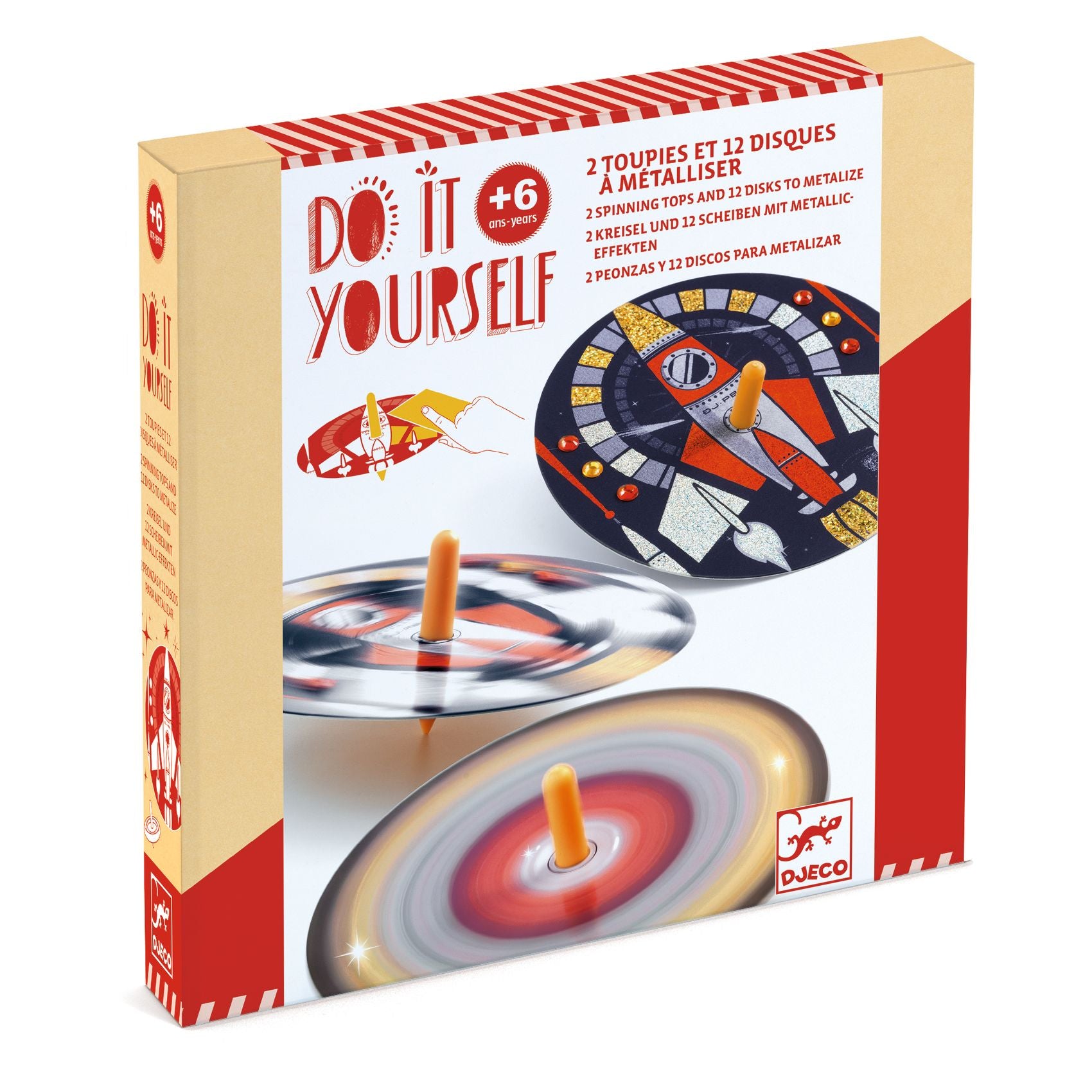 Toupies Hypno Cosmos Djeco - boîte