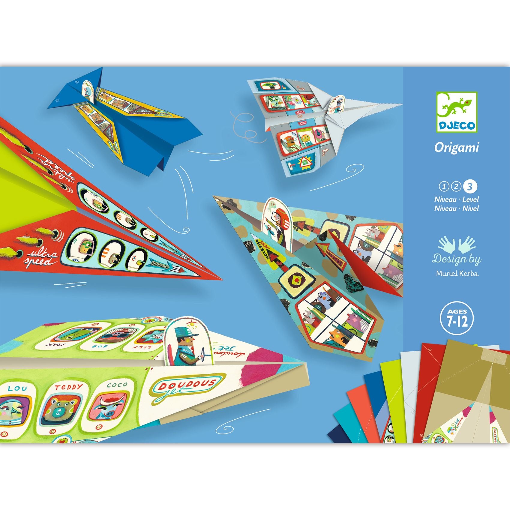 Origami Avions Djeco - pochette