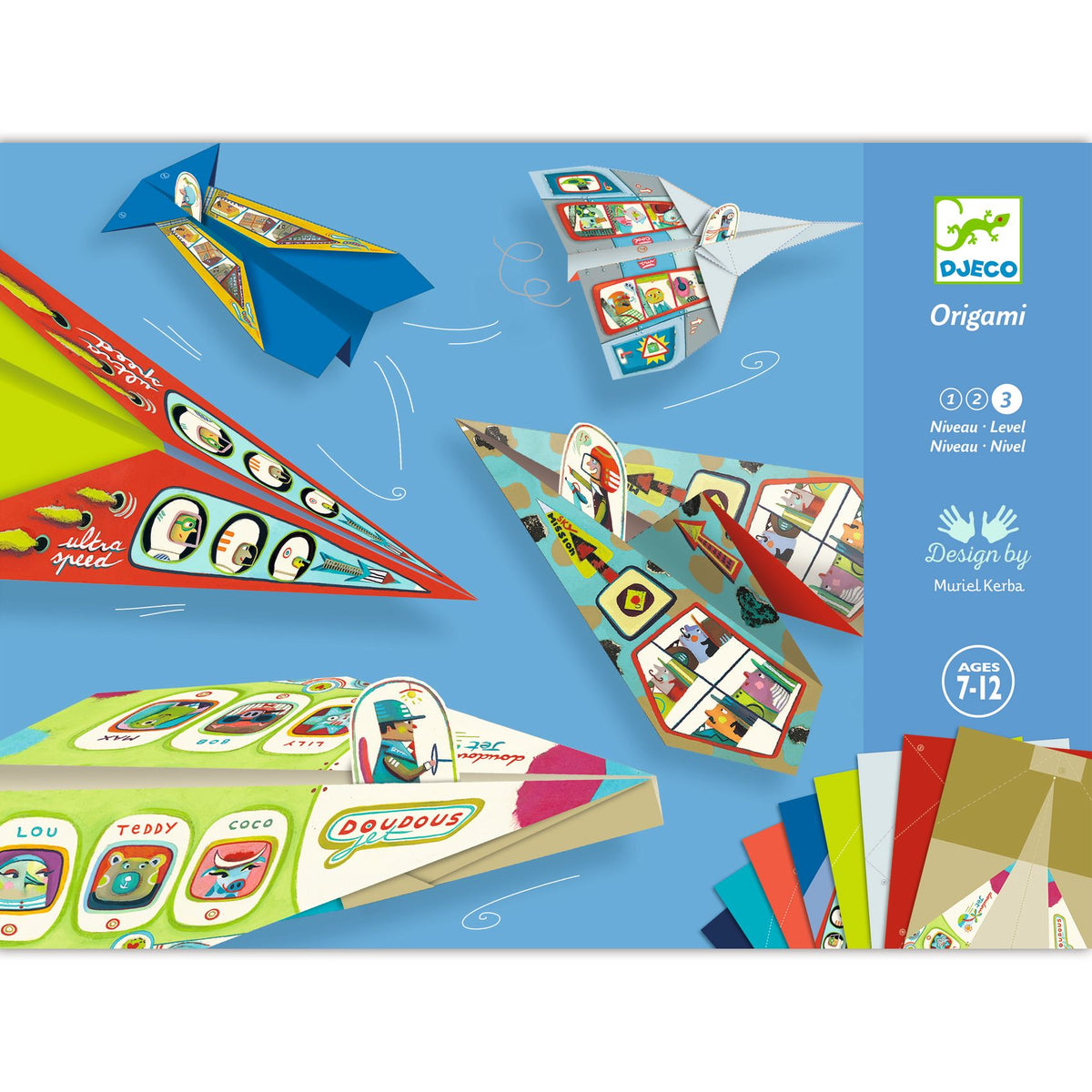 Origami Avions Djeco - pochette
