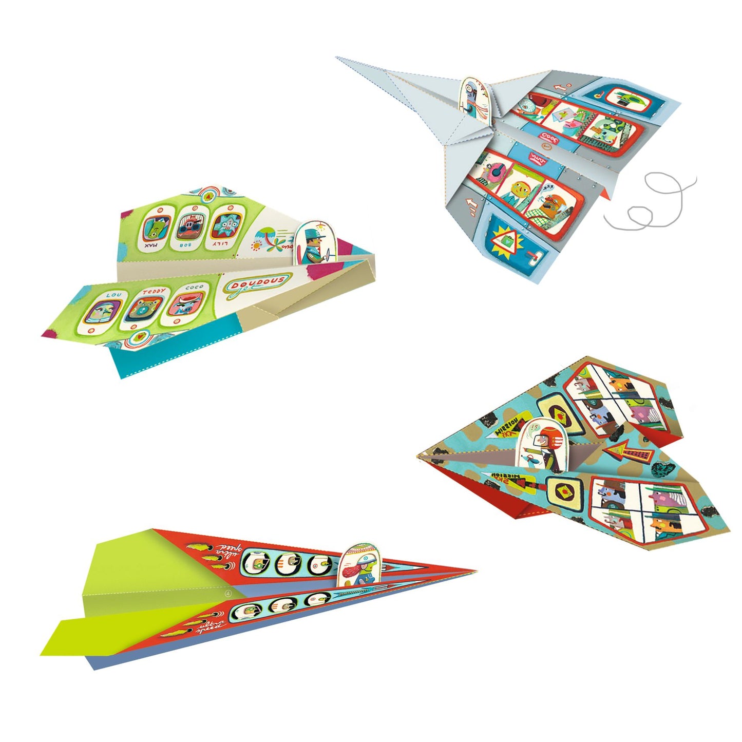 Origami Avions Djeco - avions