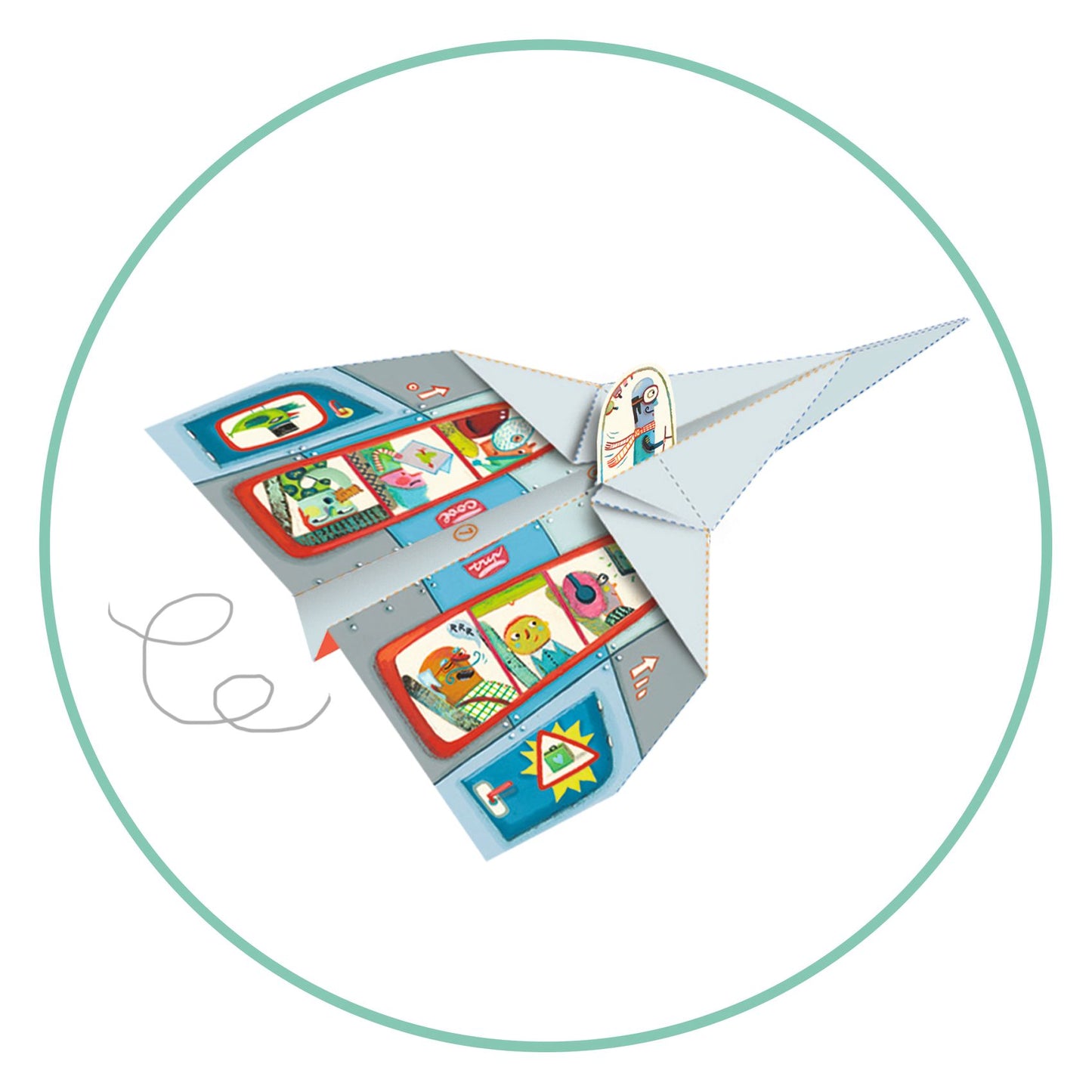 Origami Avions Djeco - pliage