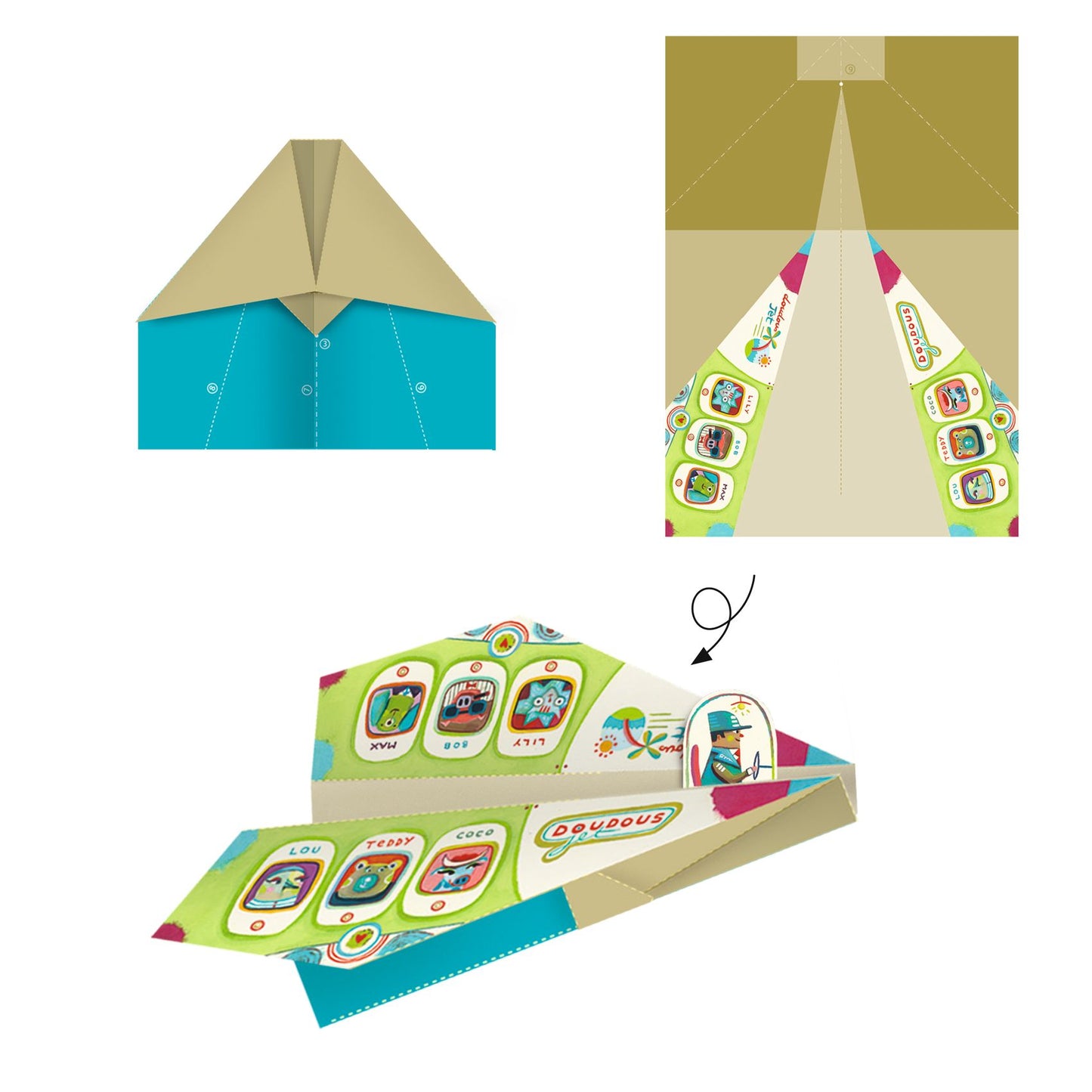 Origami Avions Djeco - jeu