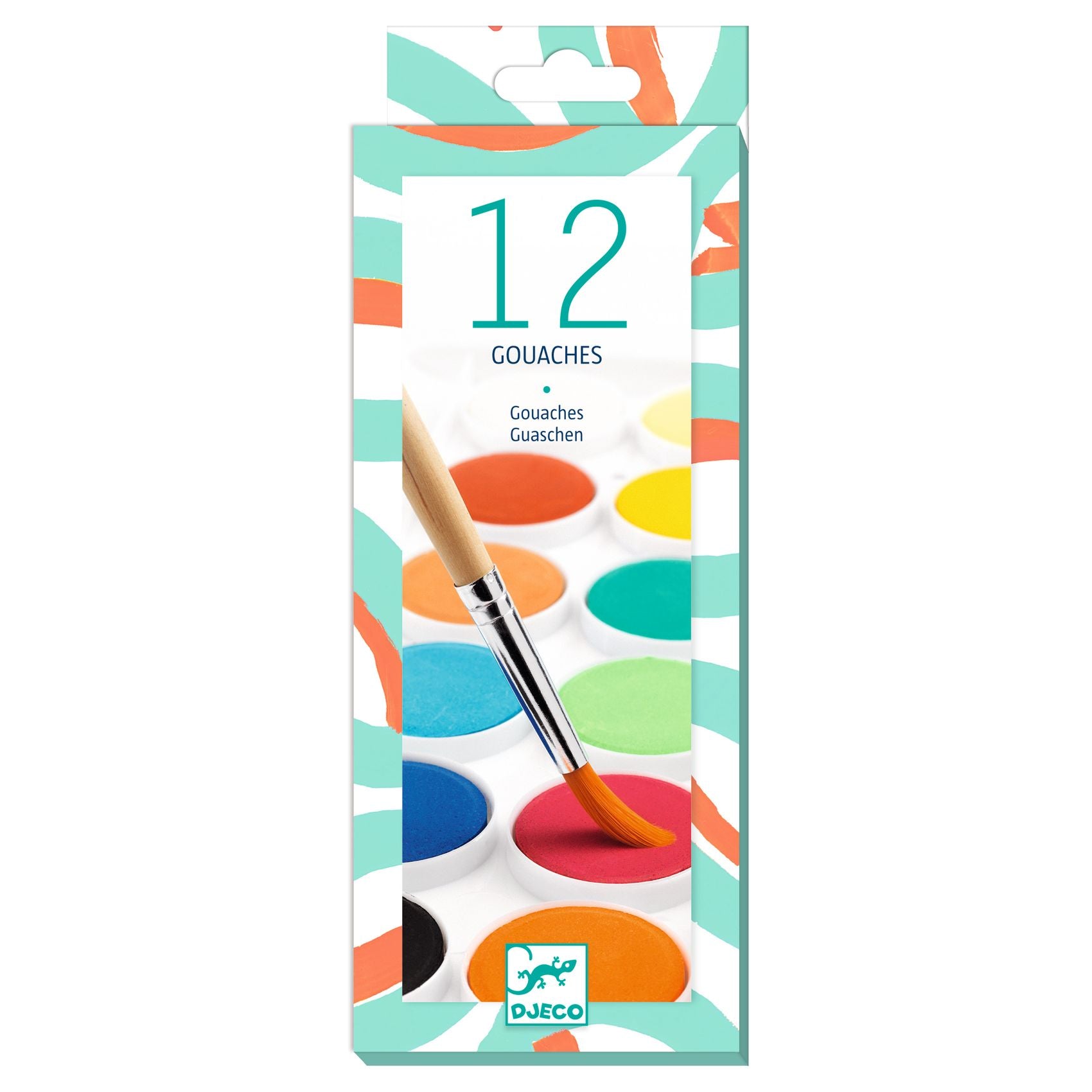 Pastilles de gouache Djeco - packaging