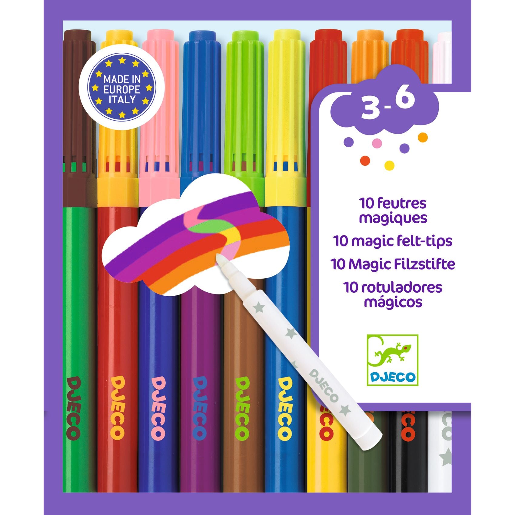 10 feutres magiques Djeco