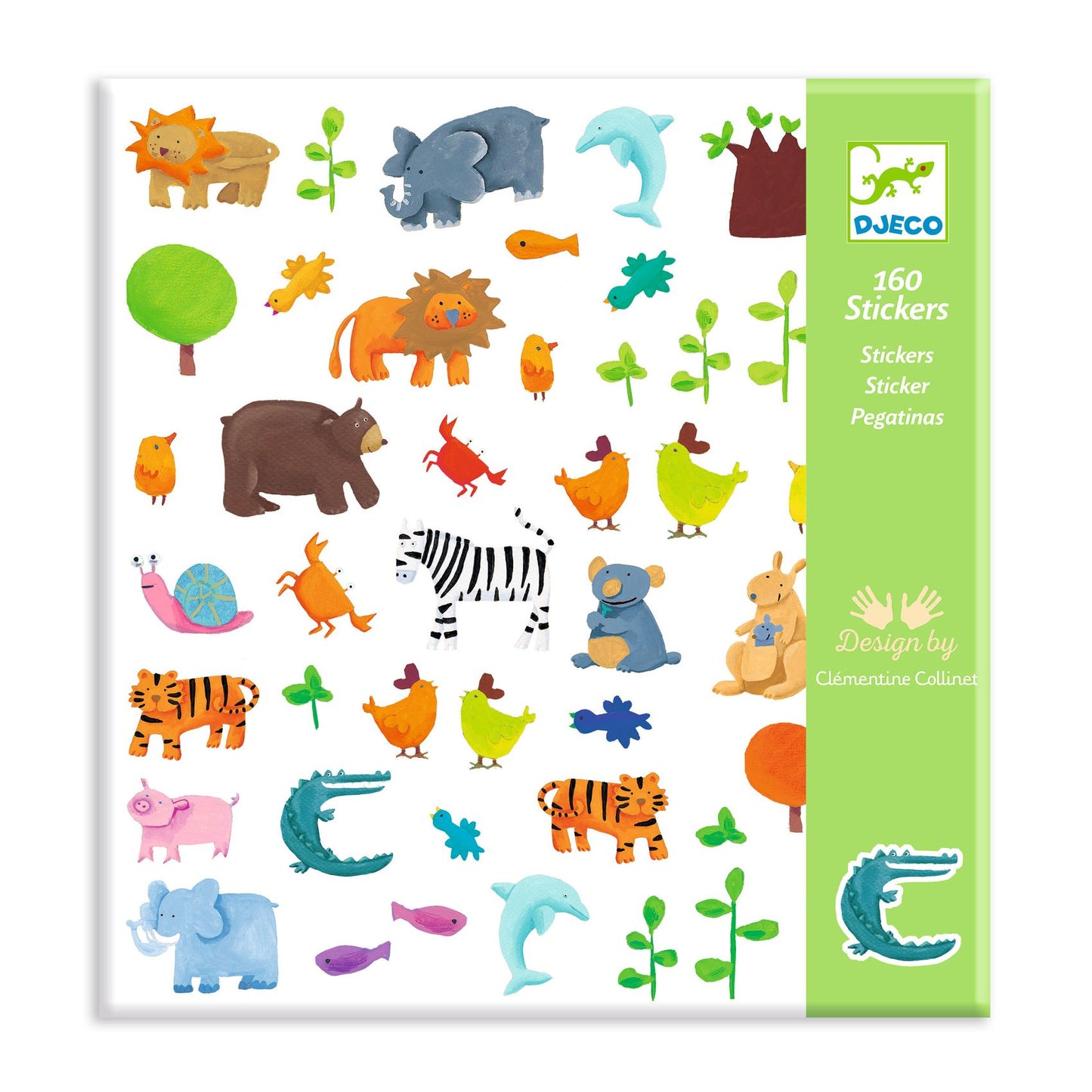 Stickers Animaux Djeco - packaging