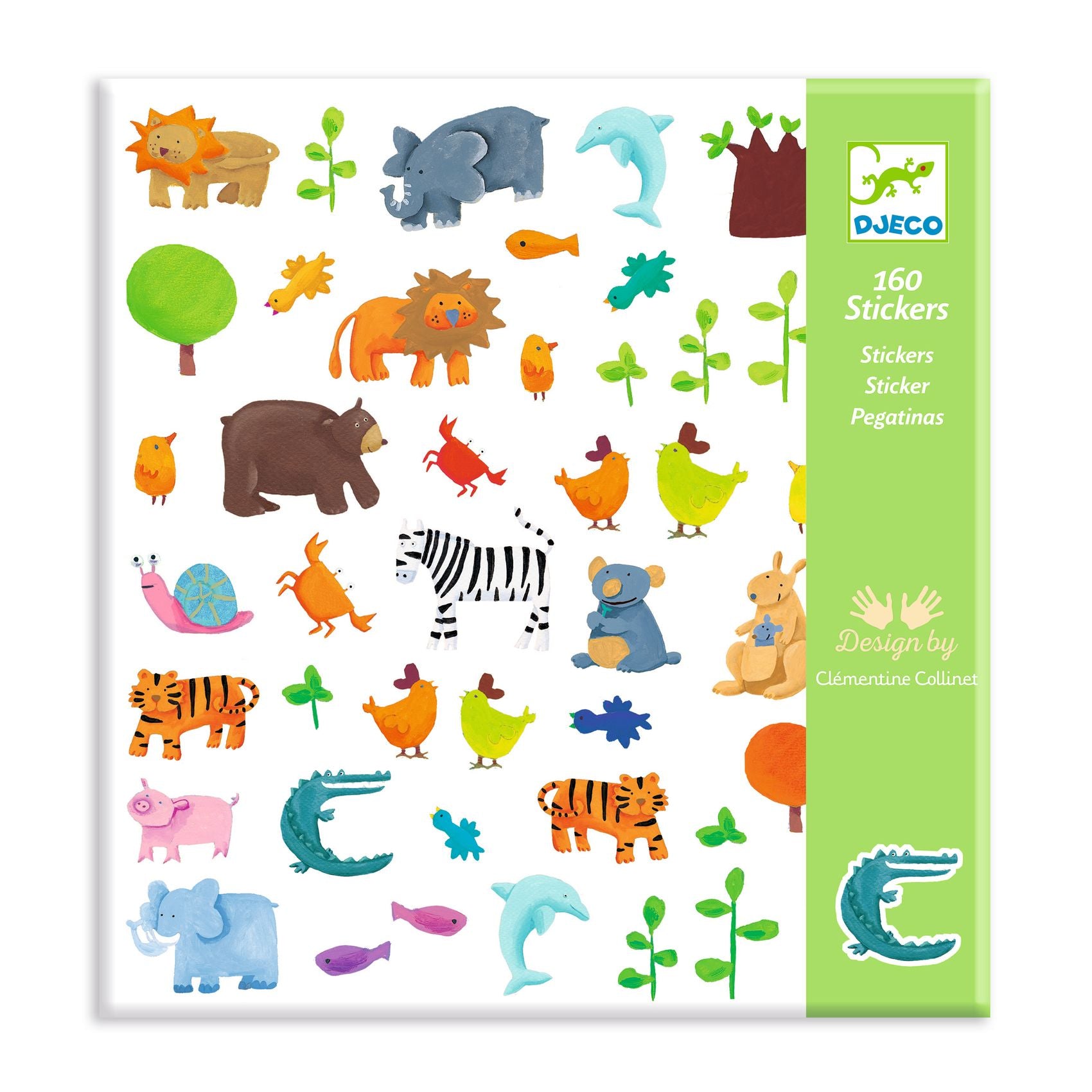Stickers Animaux Djeco - packaging