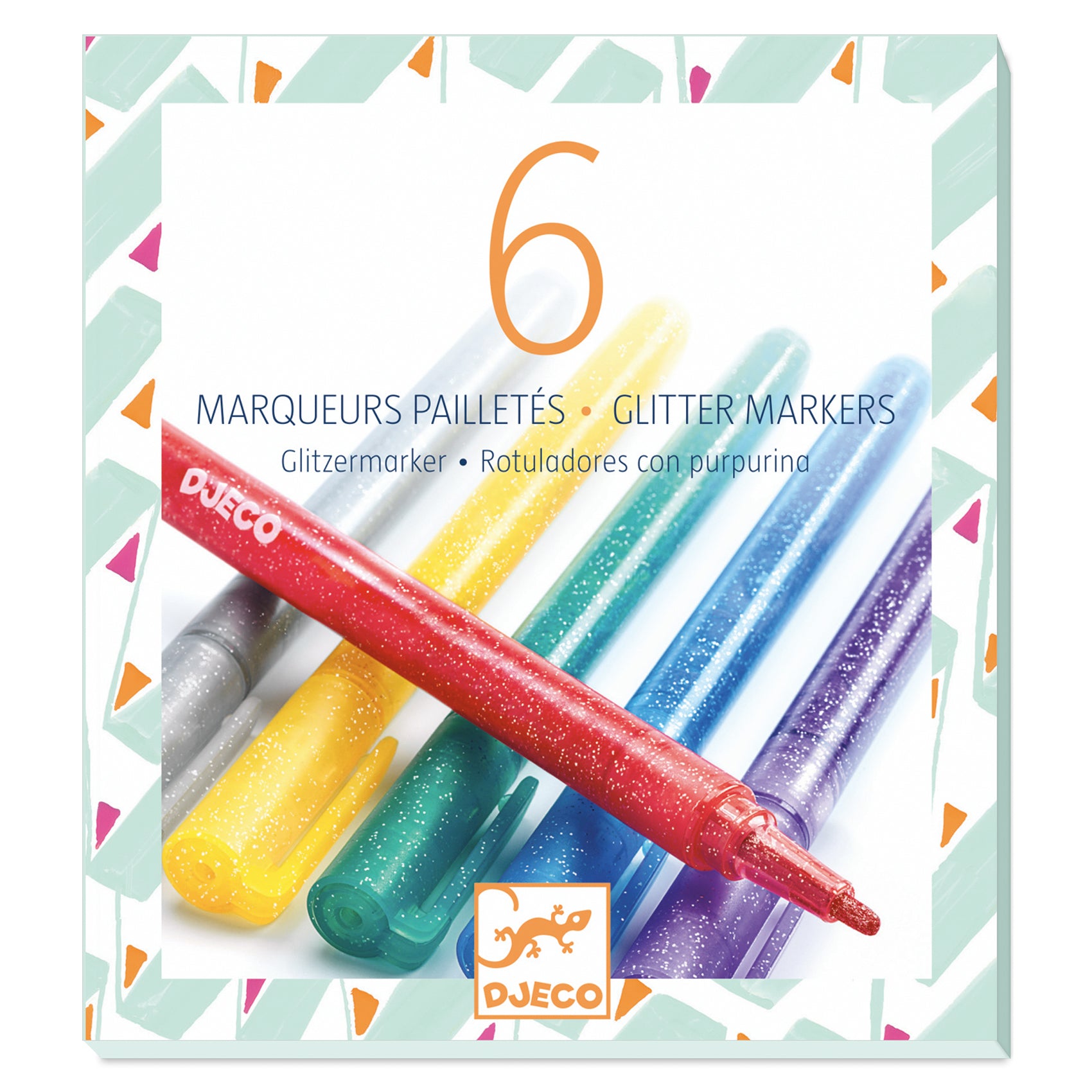 Marqueurs pailletés Djeco - packaging