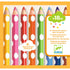 8 crayons de couleur pour les petits Djeco