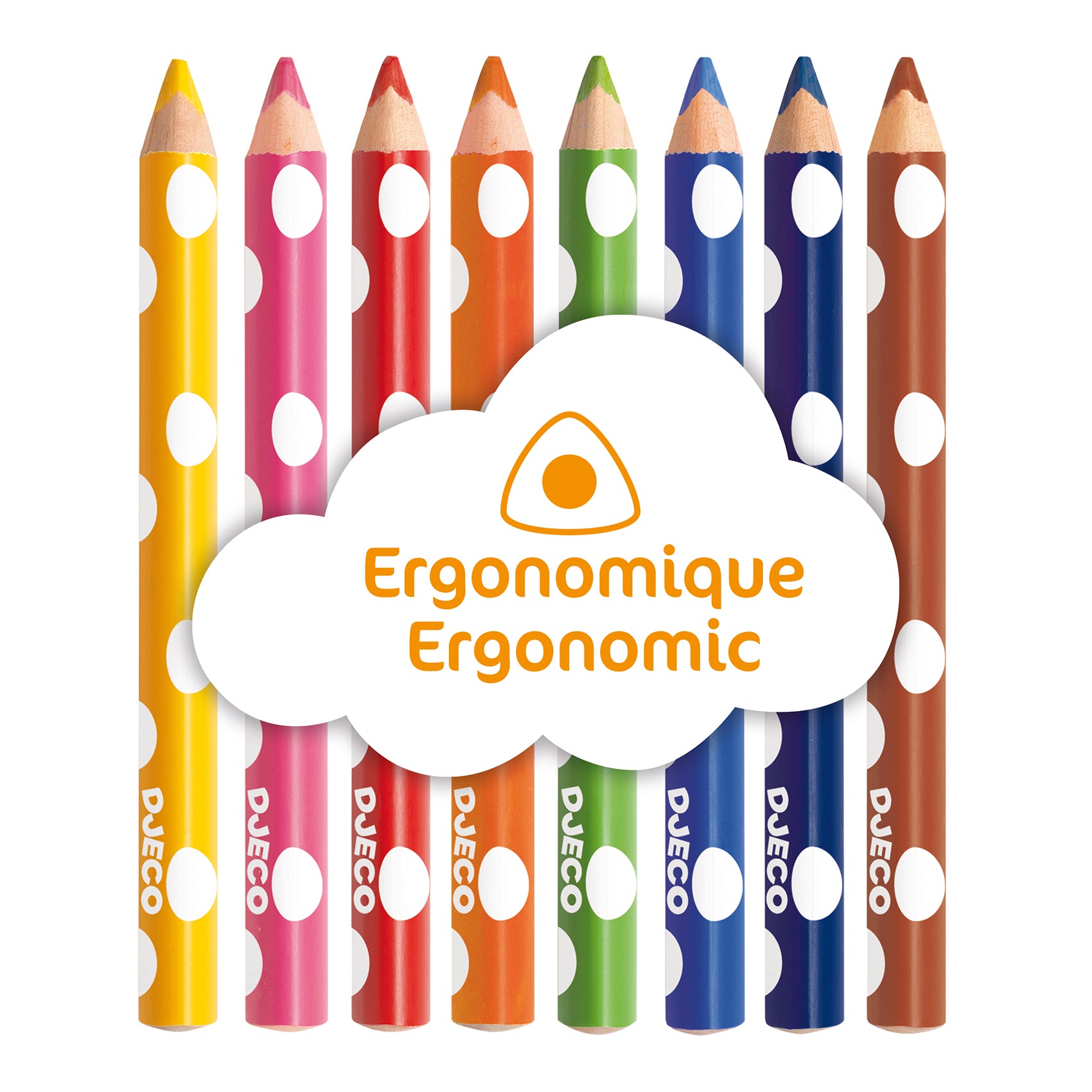 Crayons pour les petits Djeco - détail