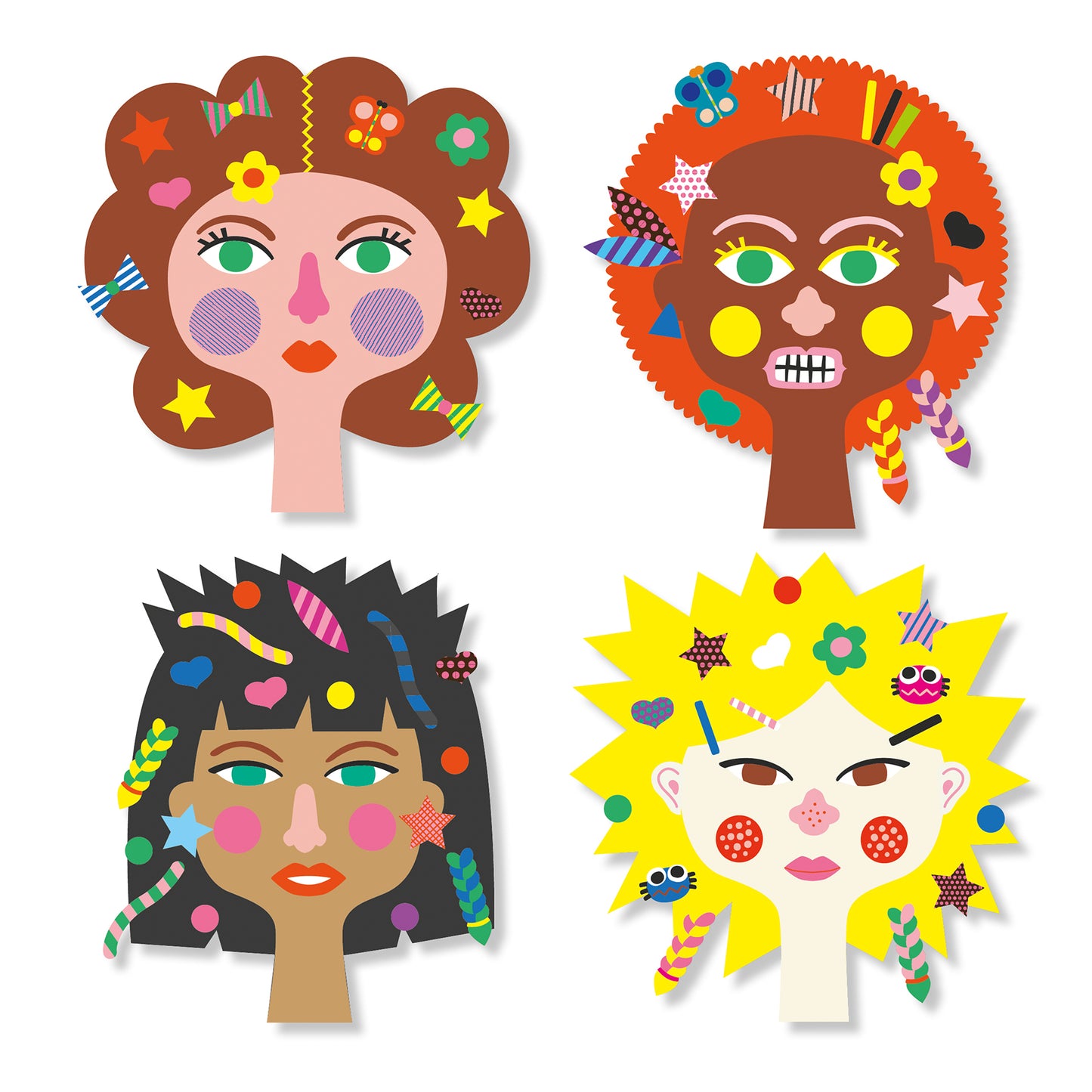 Activité Coiffeur Djeco - contenu