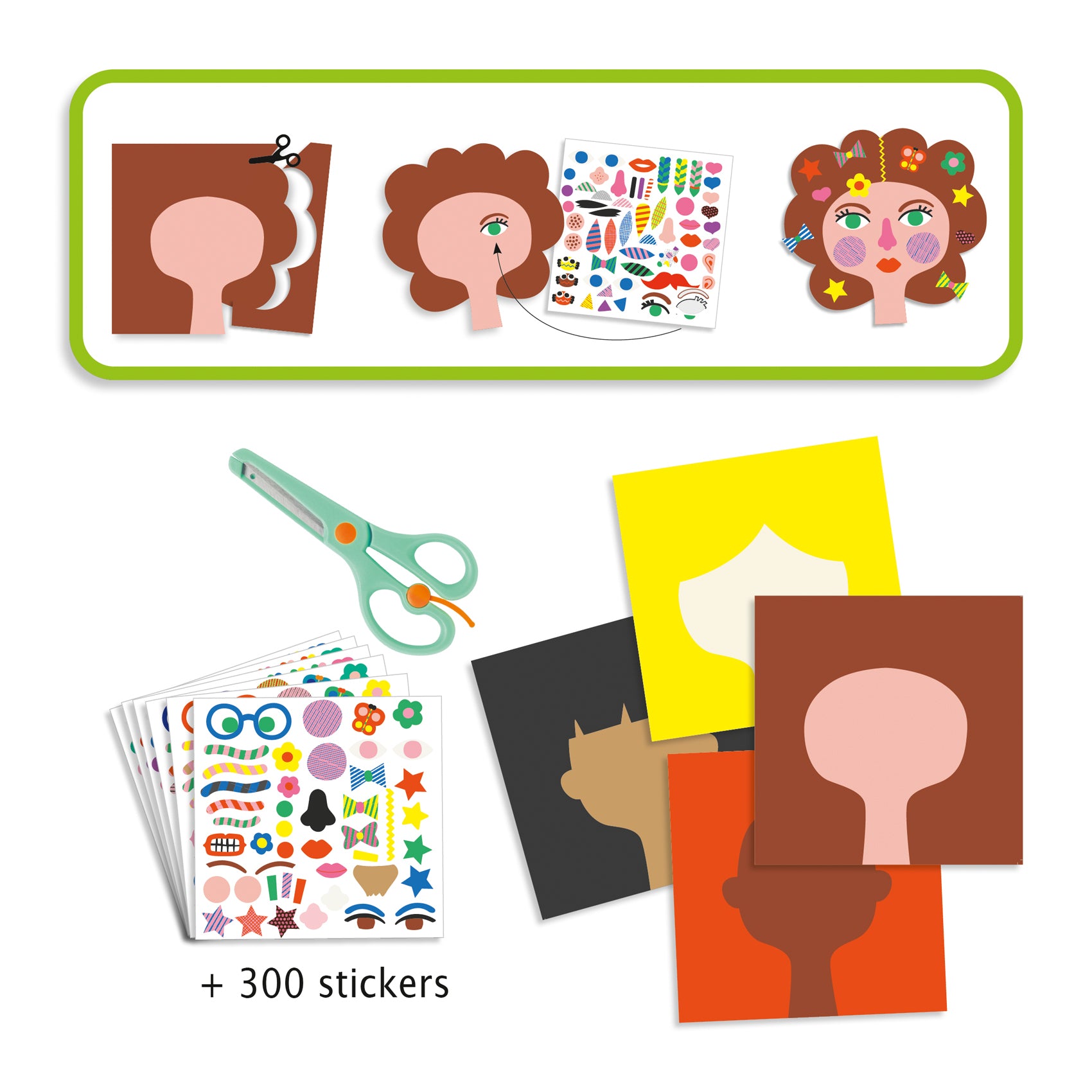 Activité Coiffeur Djeco - découpage