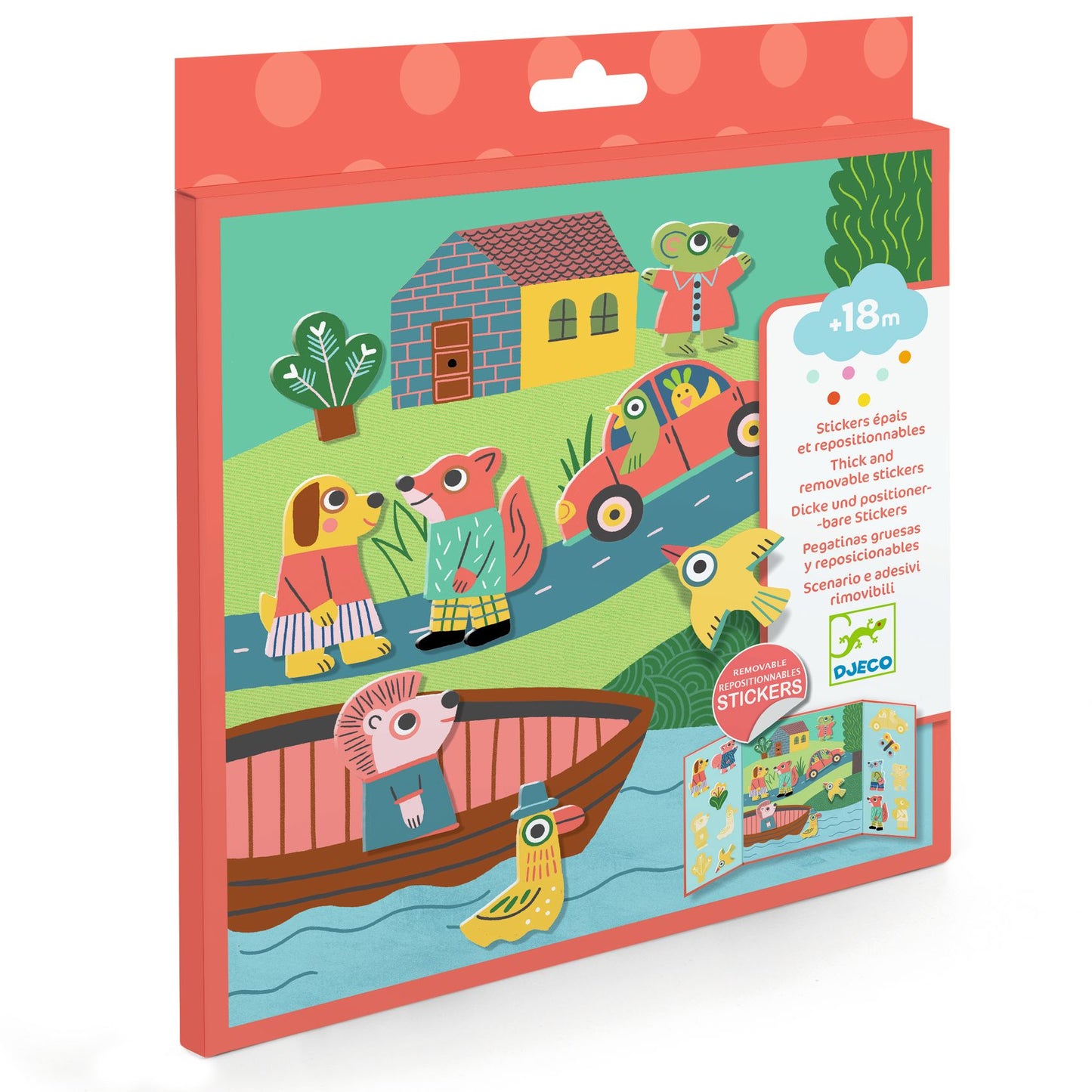 Stickers Les animaux Djeco - packaging