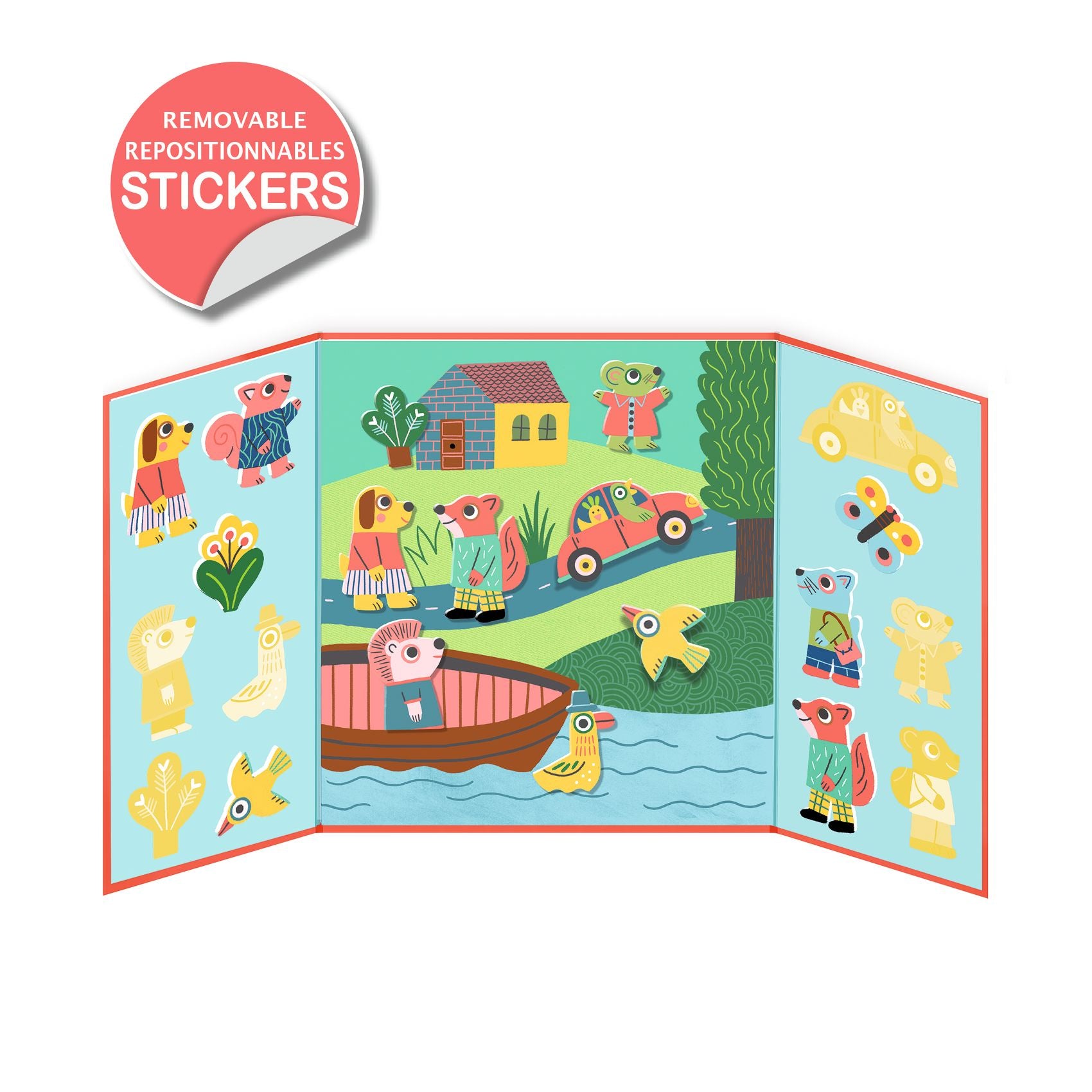 Stickers Les animaux Djeco - décor