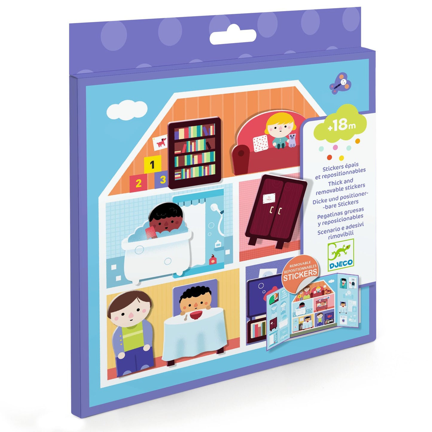 Stickers La maison Djeco - packaging