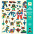 Stickers Robots Djeco - pochette