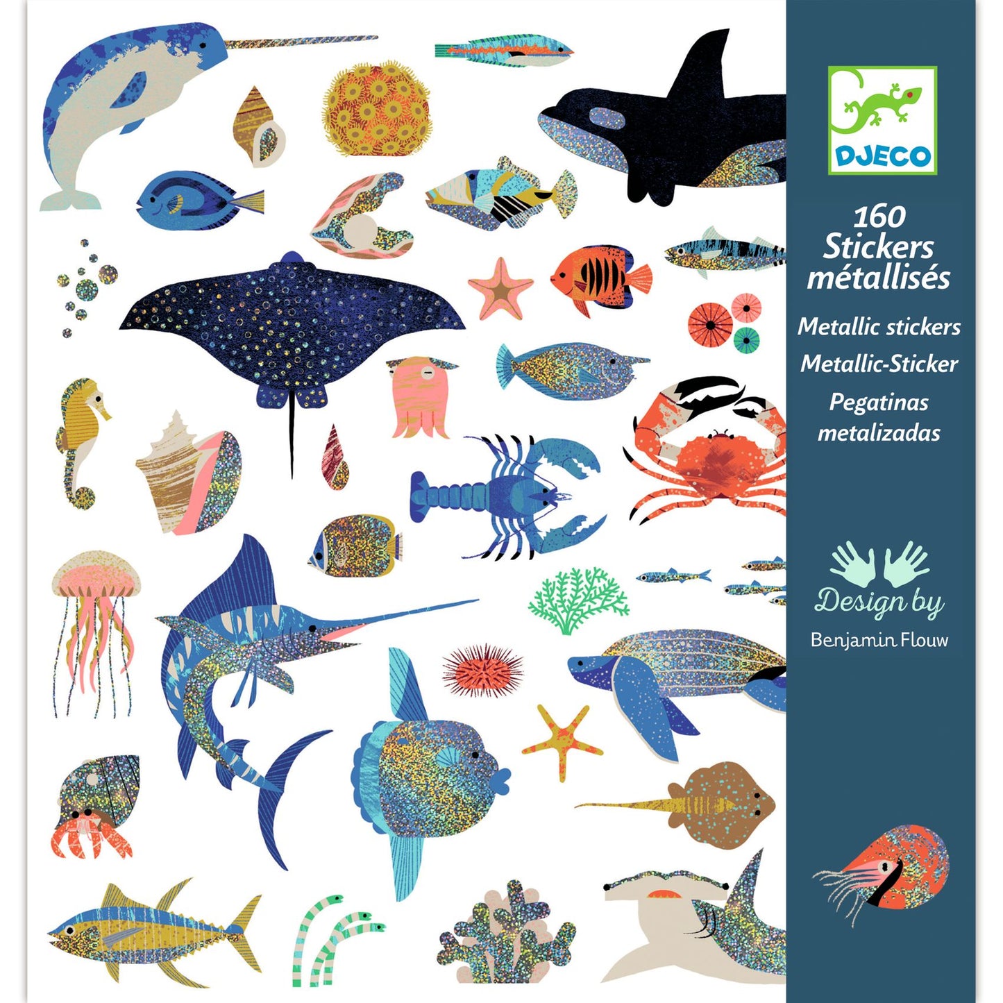 Stickers Océan Djeco - pochette