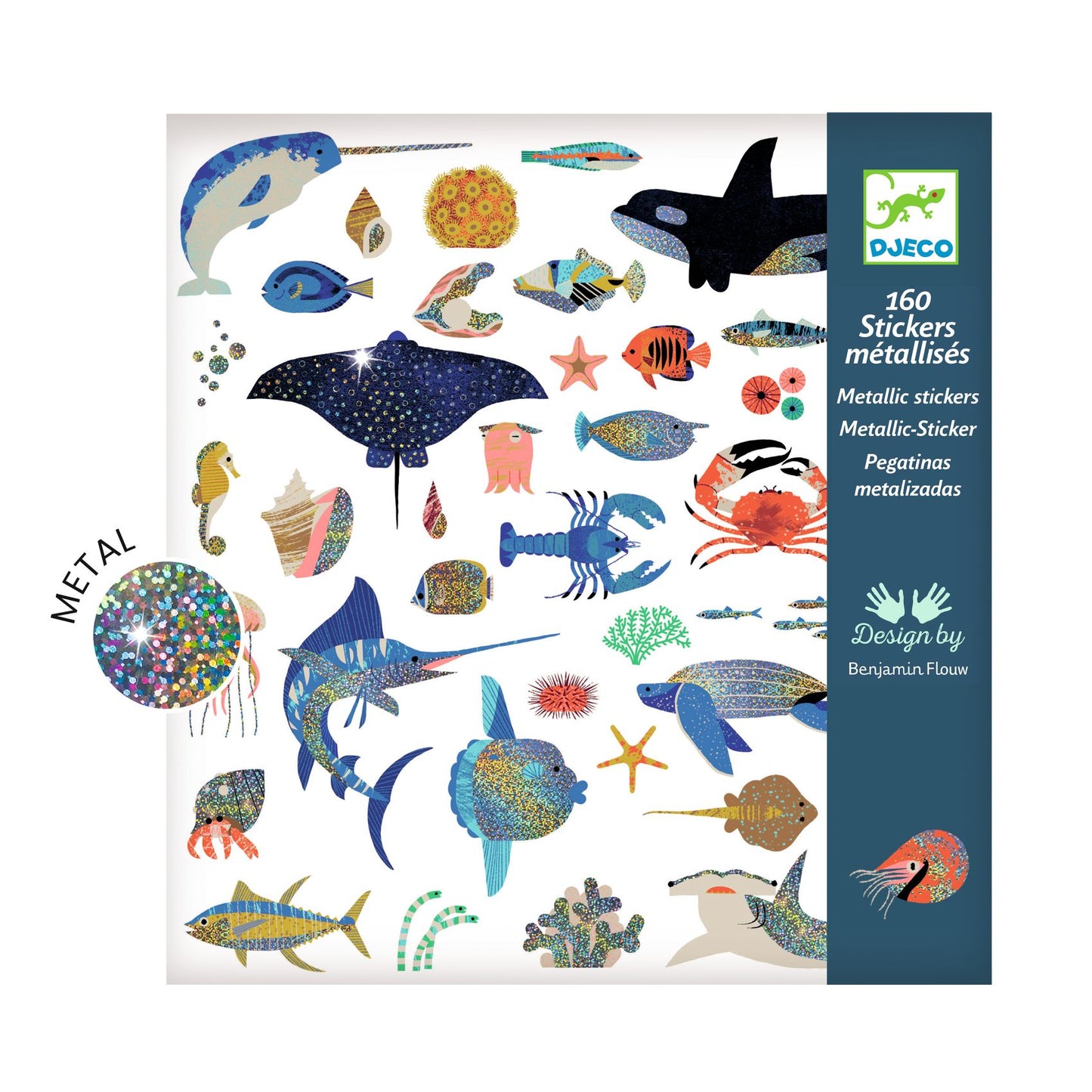 Stickers Océan Djeco - packaging