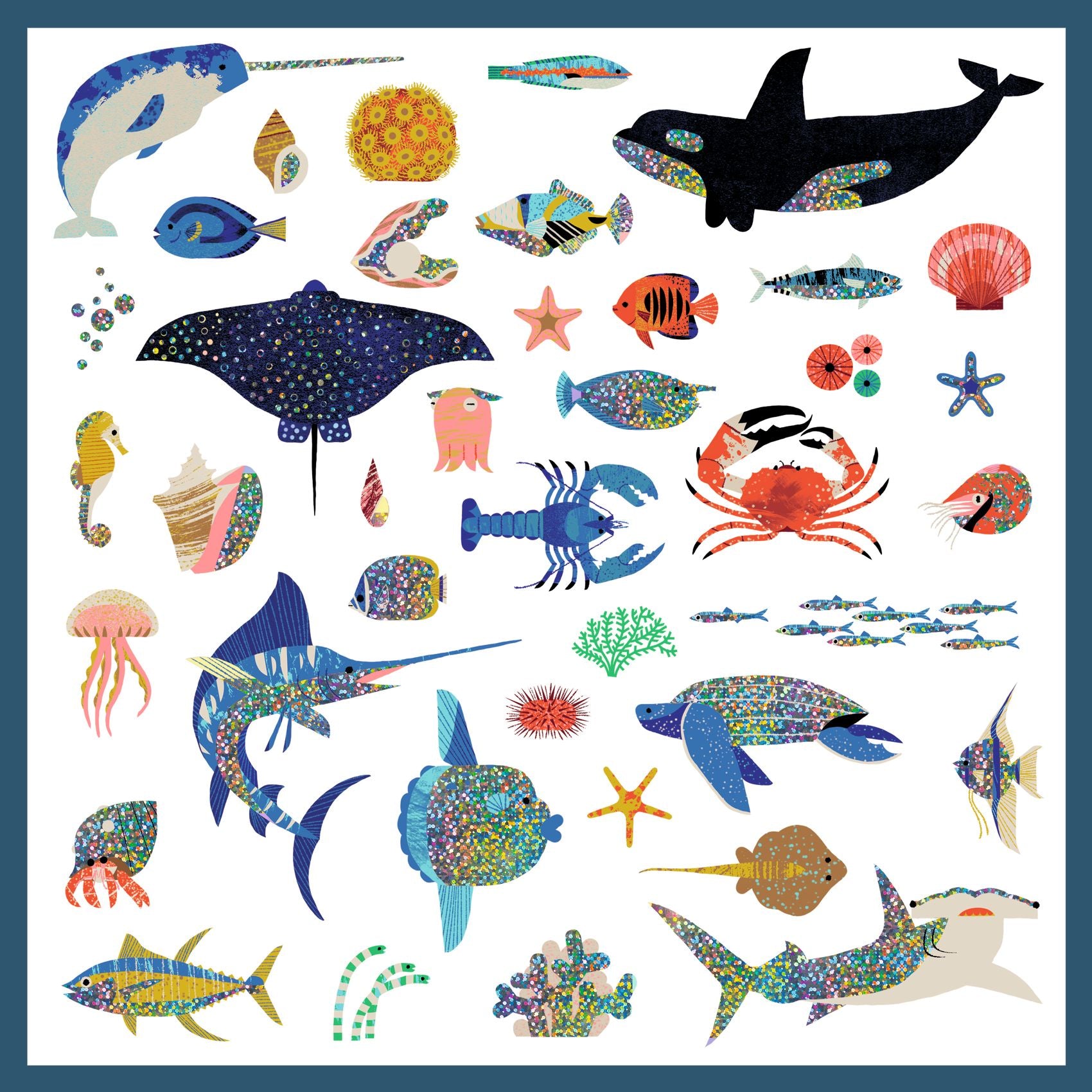 Stickers Océan Djeco - utilisation