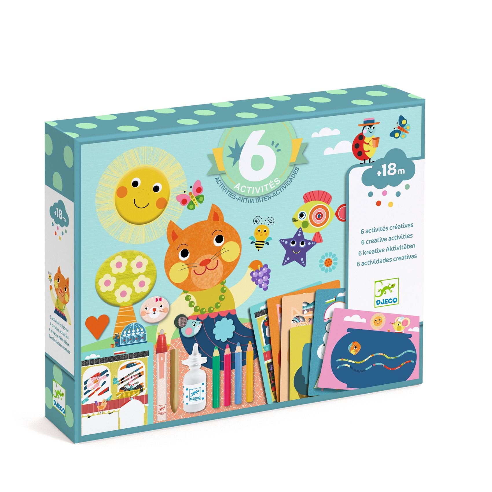 Coffret Le chat et ses amis Djeco - boîte