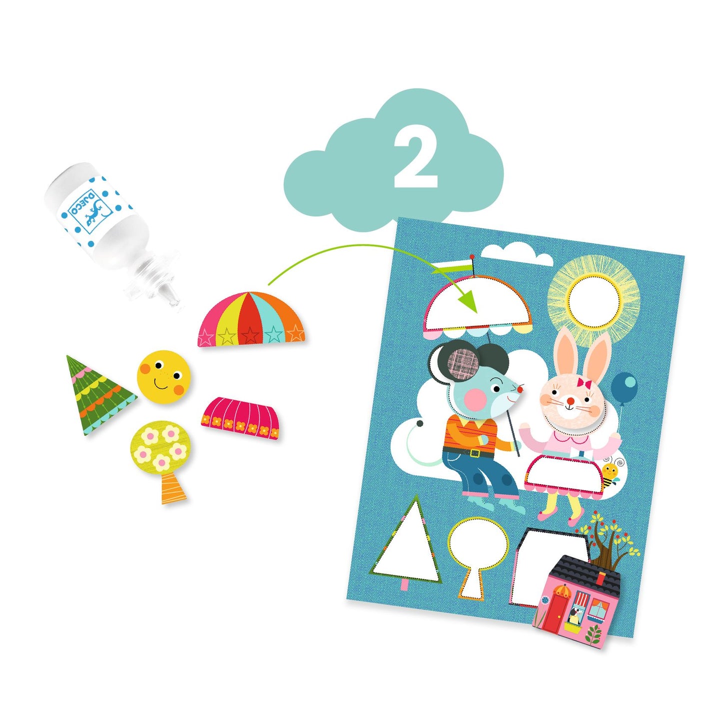 Coffret Le chat et ses amis Djeco - activités