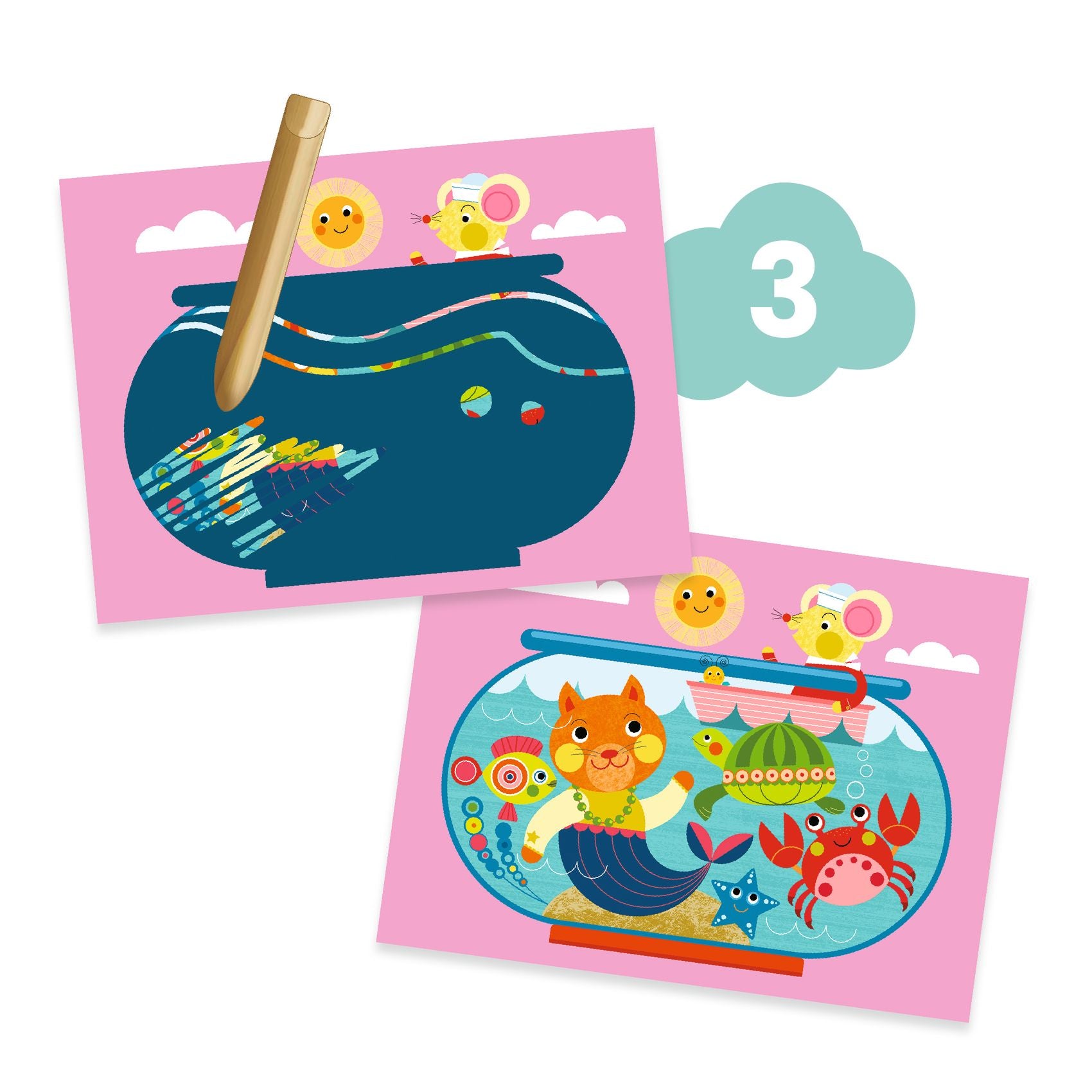 Coffret Le chat et ses amis Djeco - création