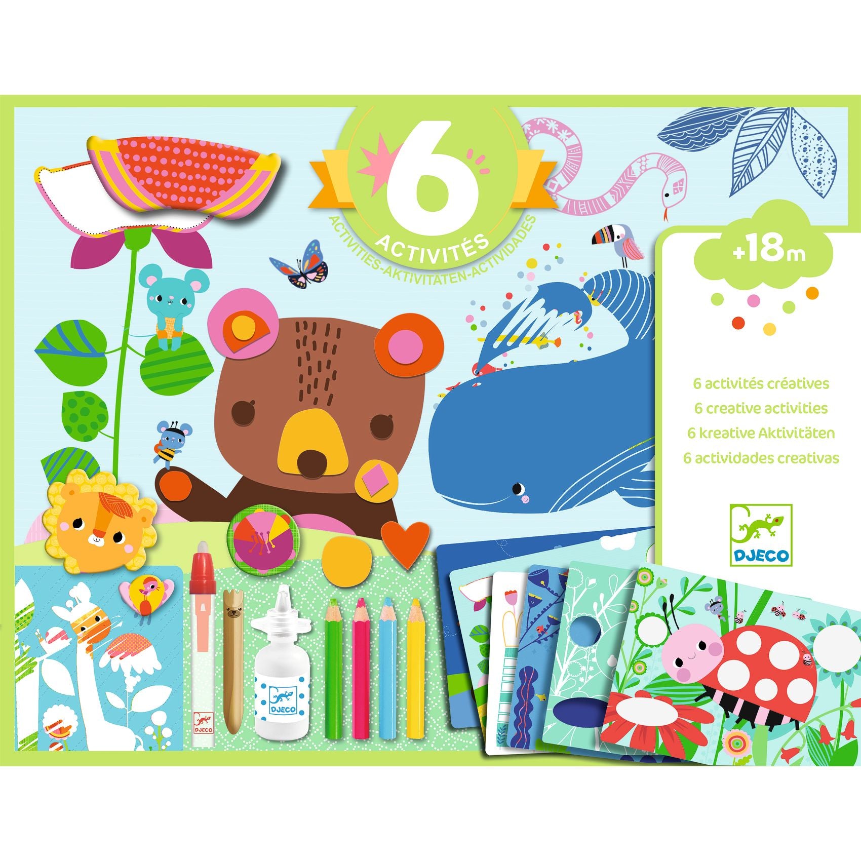 Coffret La souris et ses amis Djeco - packaging