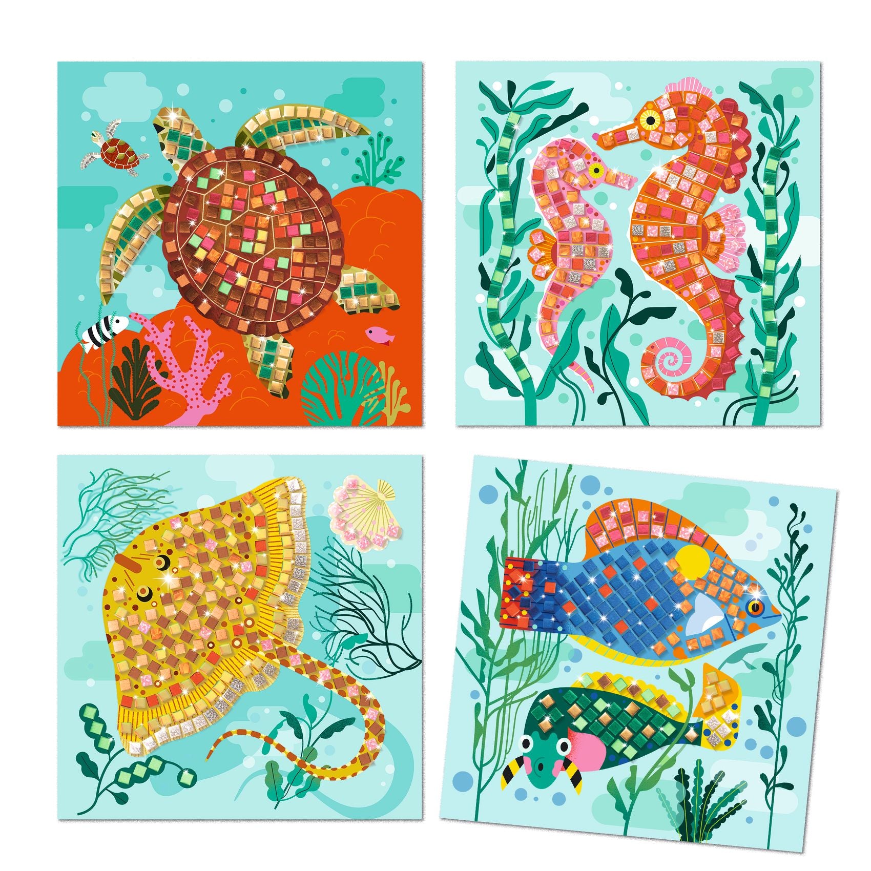 Mosaïque Caraïbes Djeco - tableaux