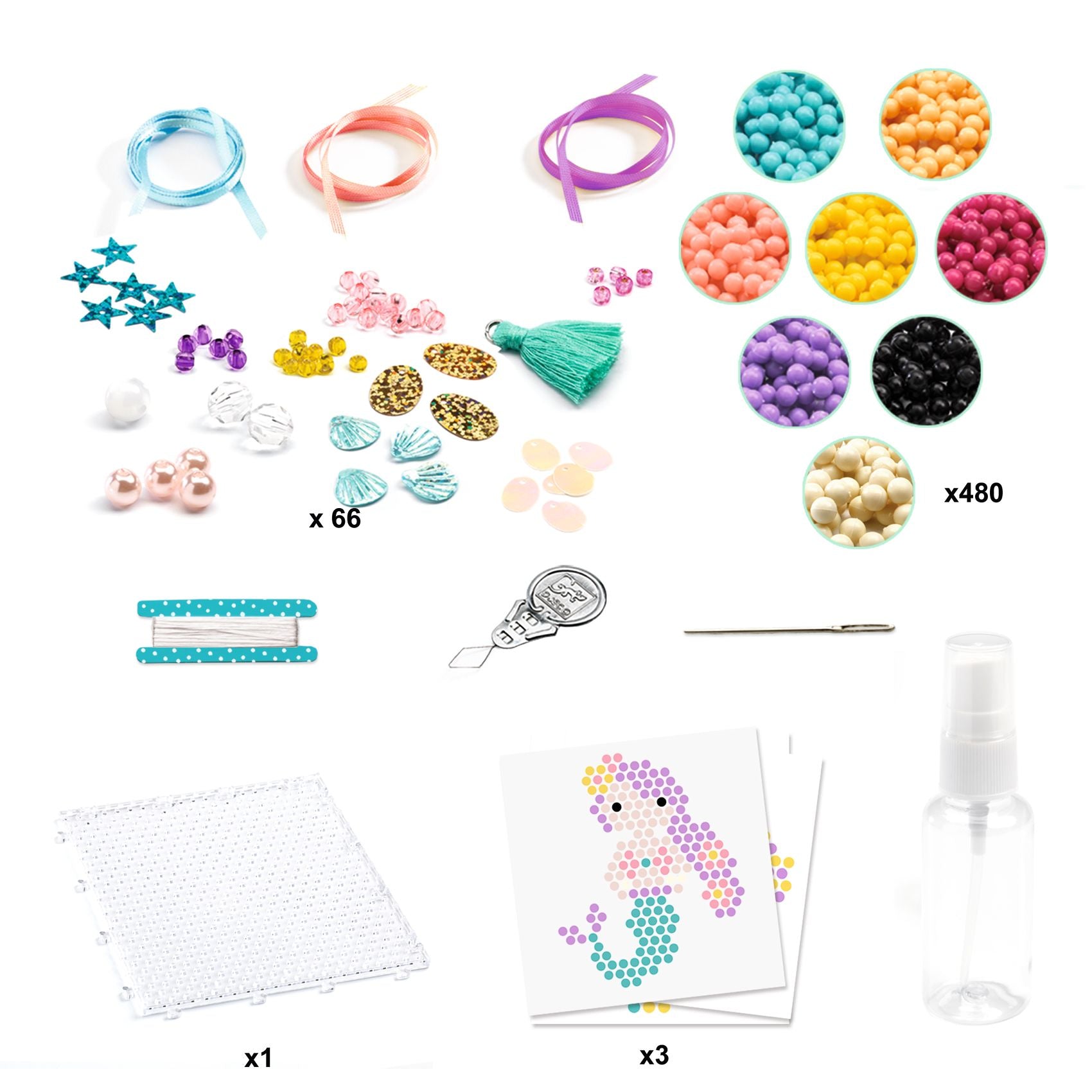 Kit billes à eau Marins Djeco - détail