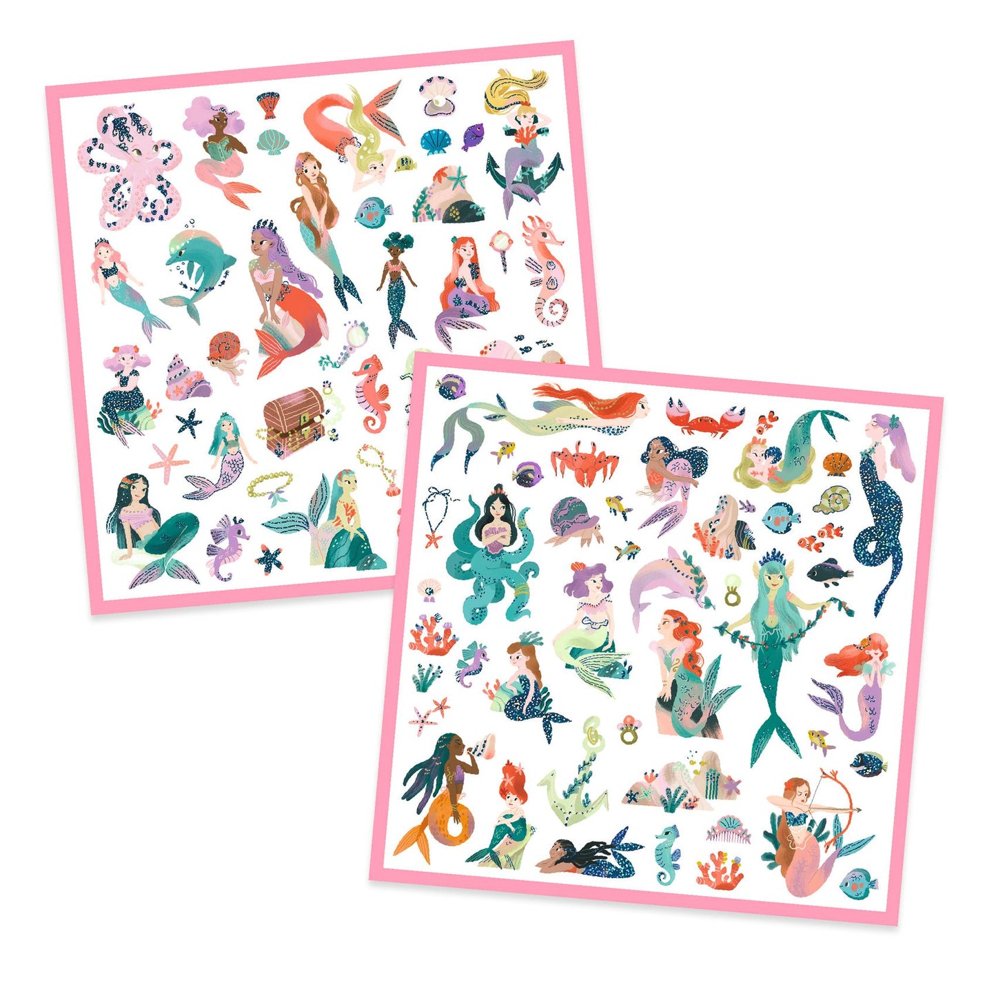 Stickers Sirènes Djeco - planches