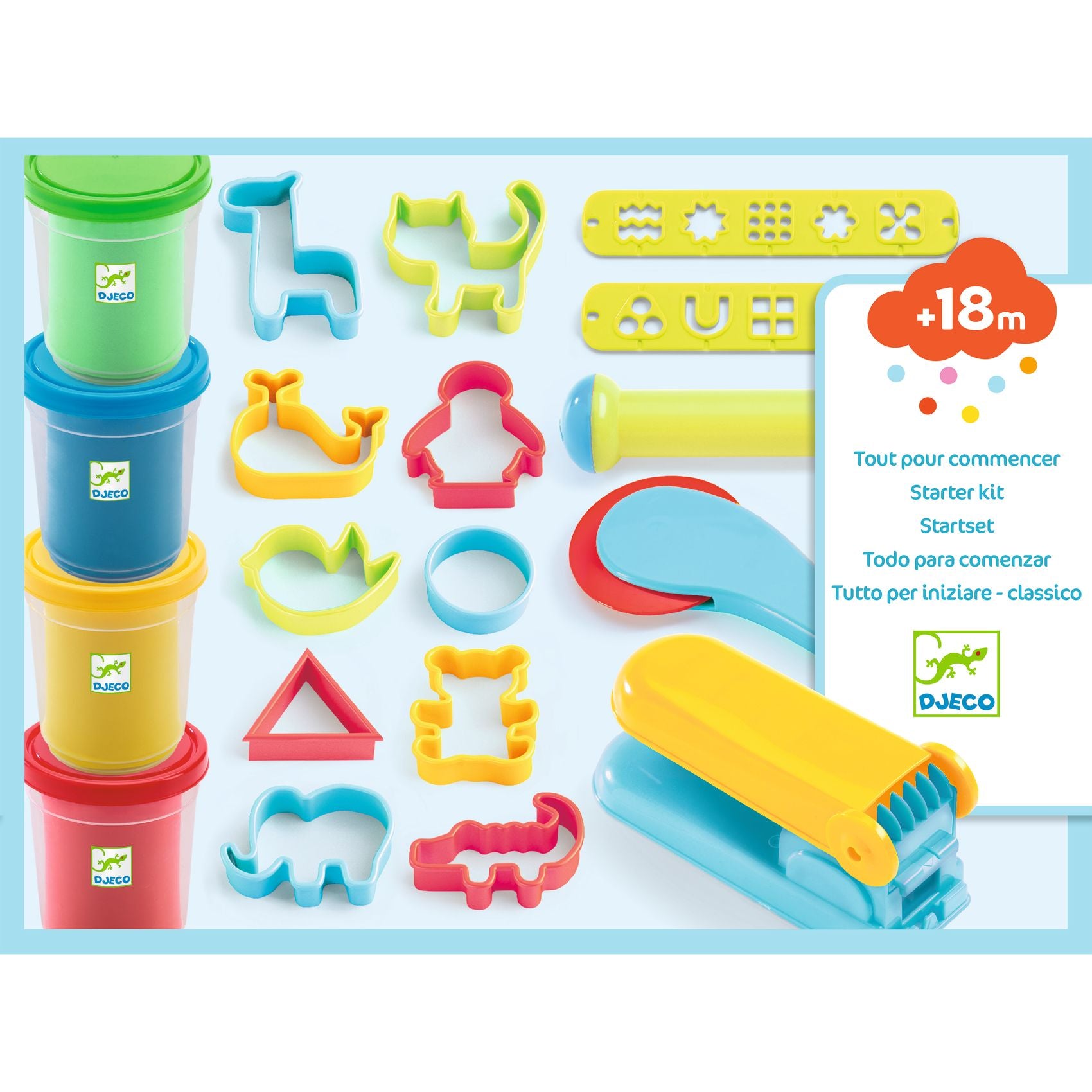 Coffret pâte à modeler Tout pour commencer Djeco